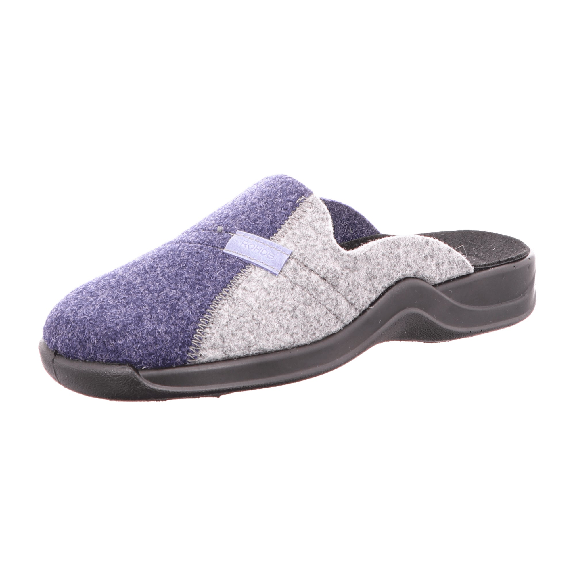 Rohde Dark Blue Men's House Slippers for Fall and Winter