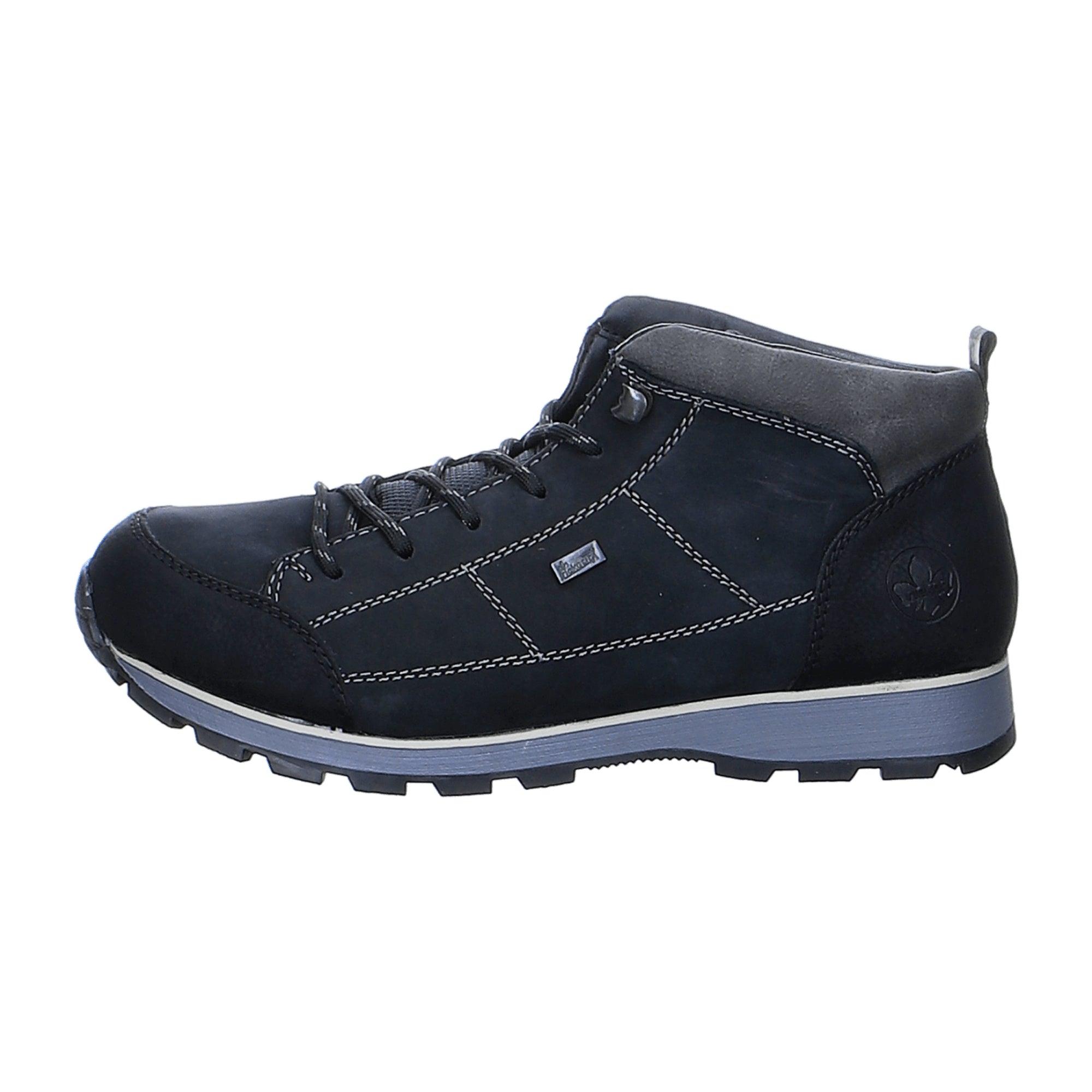 Rieker Men's Blue All-Weather Boots with Warm Lining and Functional Membrane