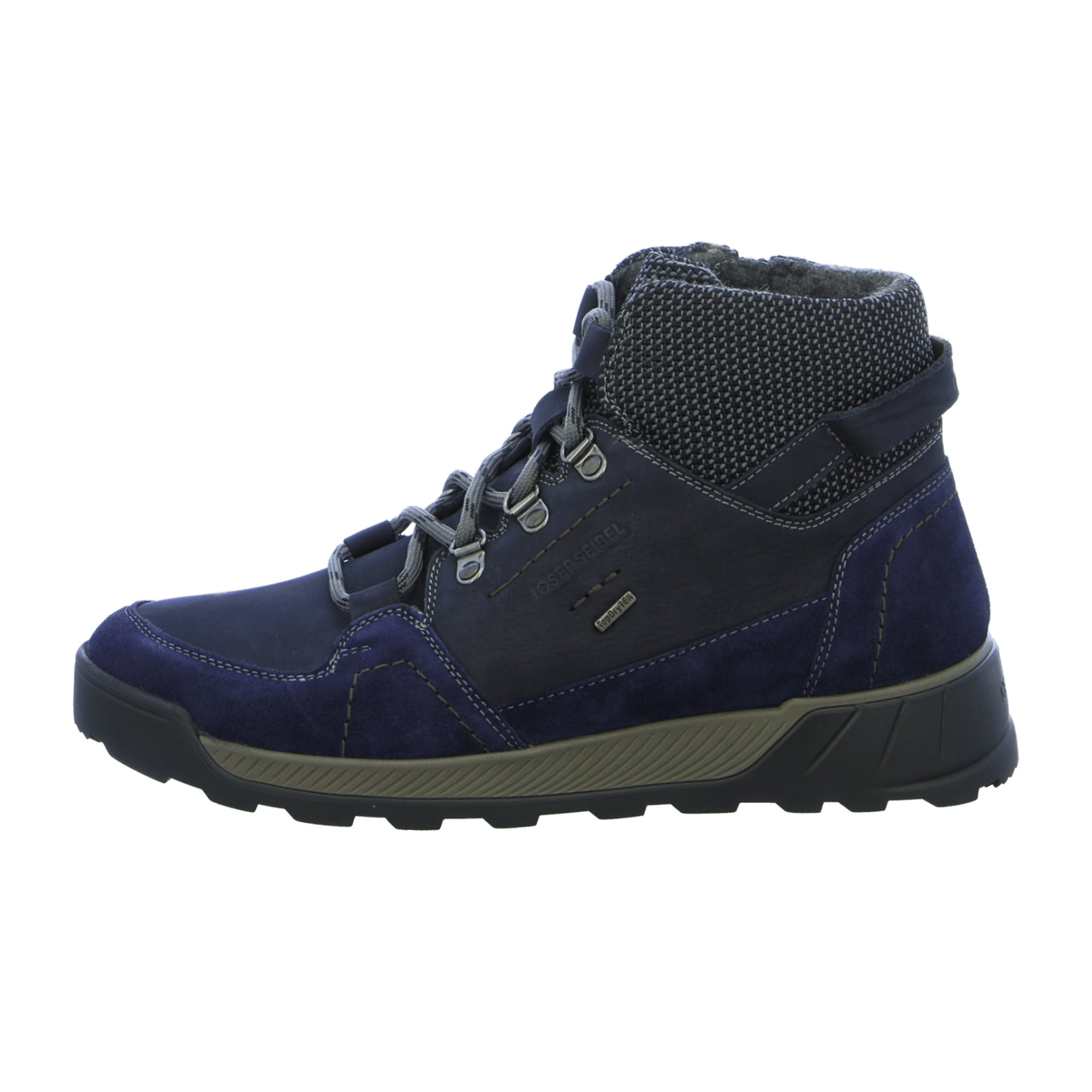 Josef Seibel Men's Lace-Up Boots in Blue