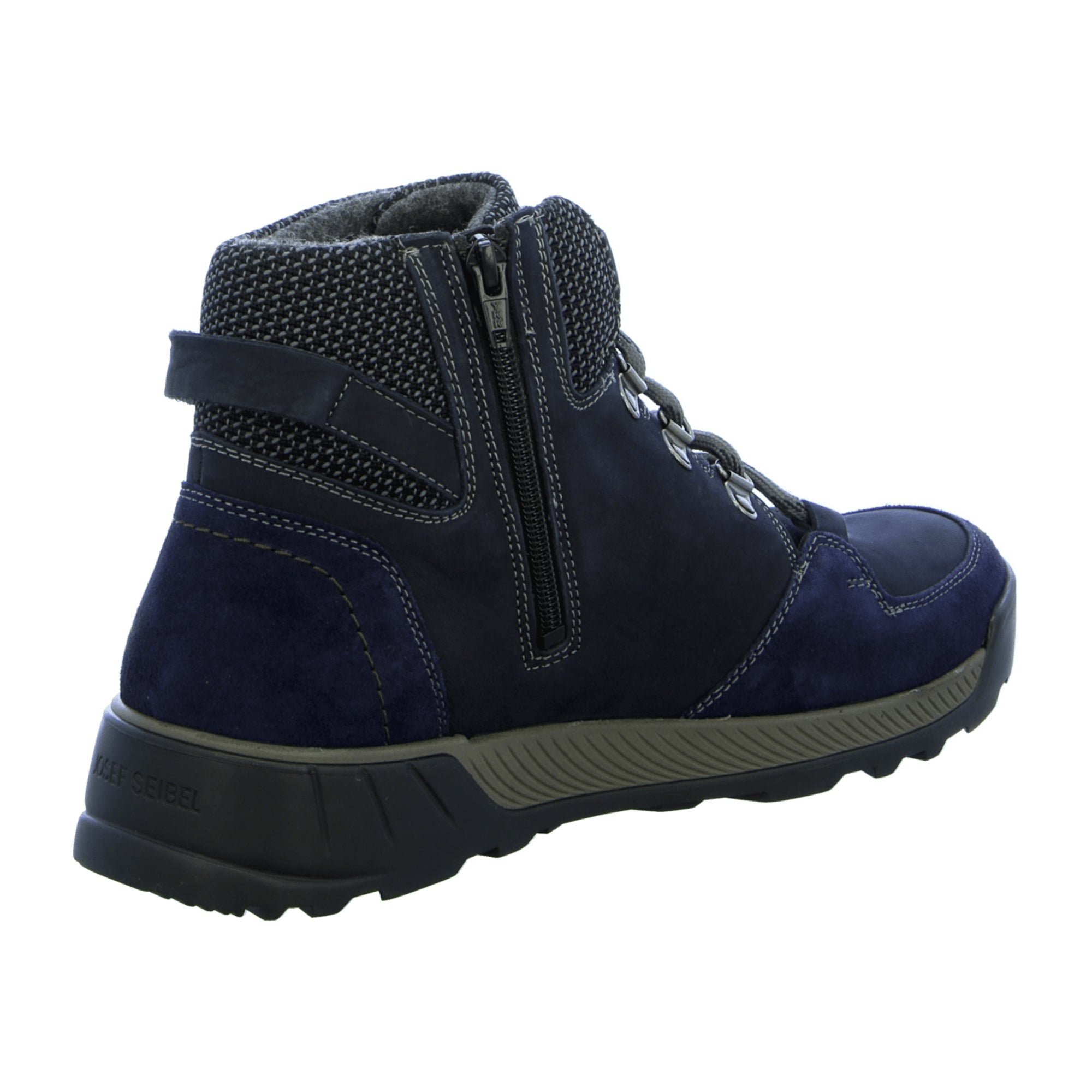Josef Seibel Men's Lace-Up Boots in Blue