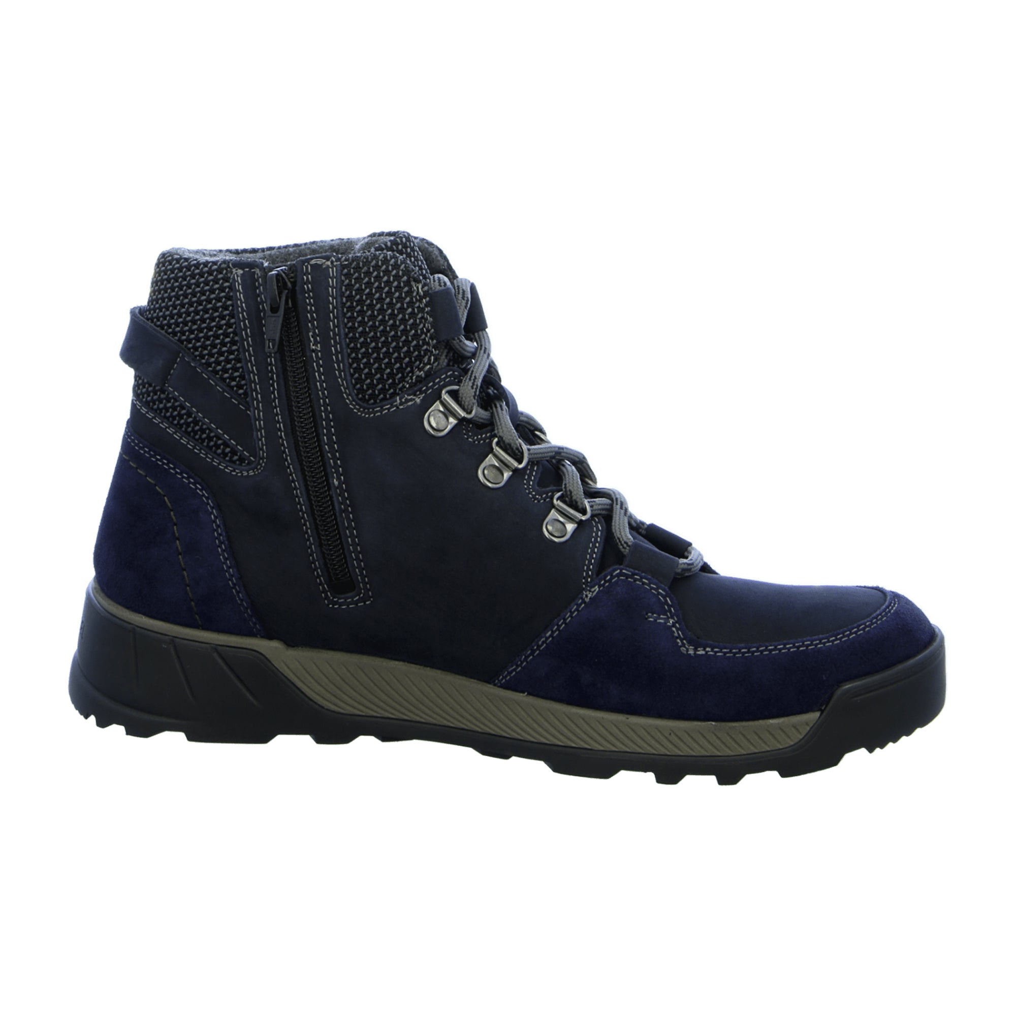 Josef Seibel Men's Lace-Up Boots in Blue