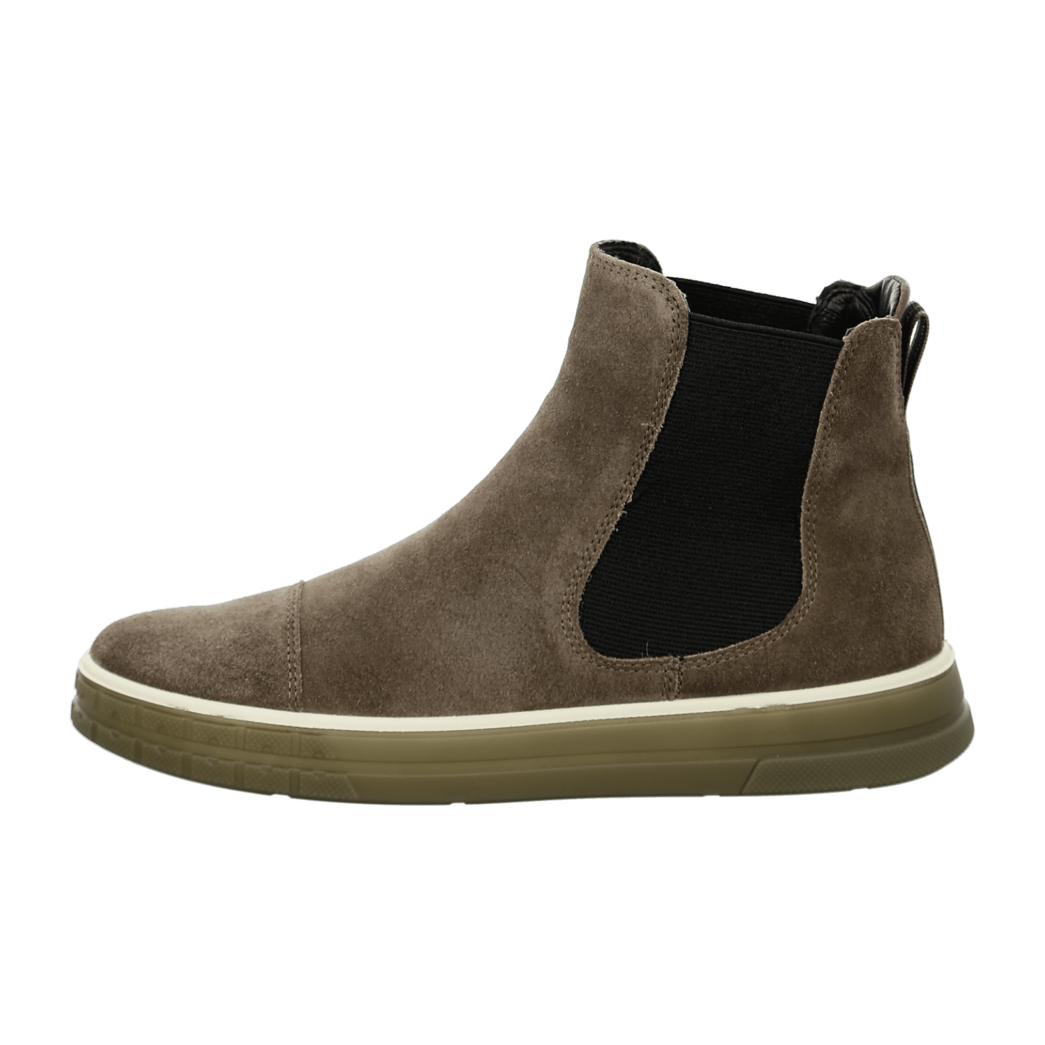ARA Women's Frisco Chelsea Boots Slip-On in Full-Grain Leather Beige