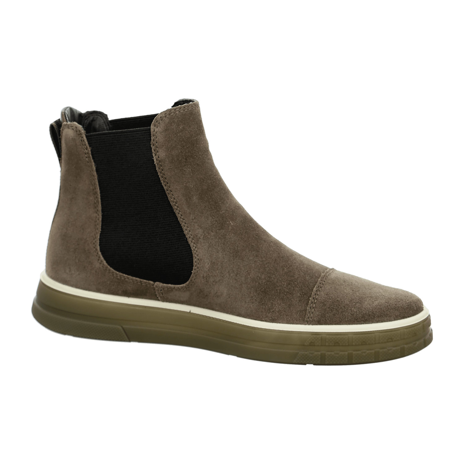 ARA Women's Frisco Chelsea Boots Slip-On in Full-Grain Leather Beige