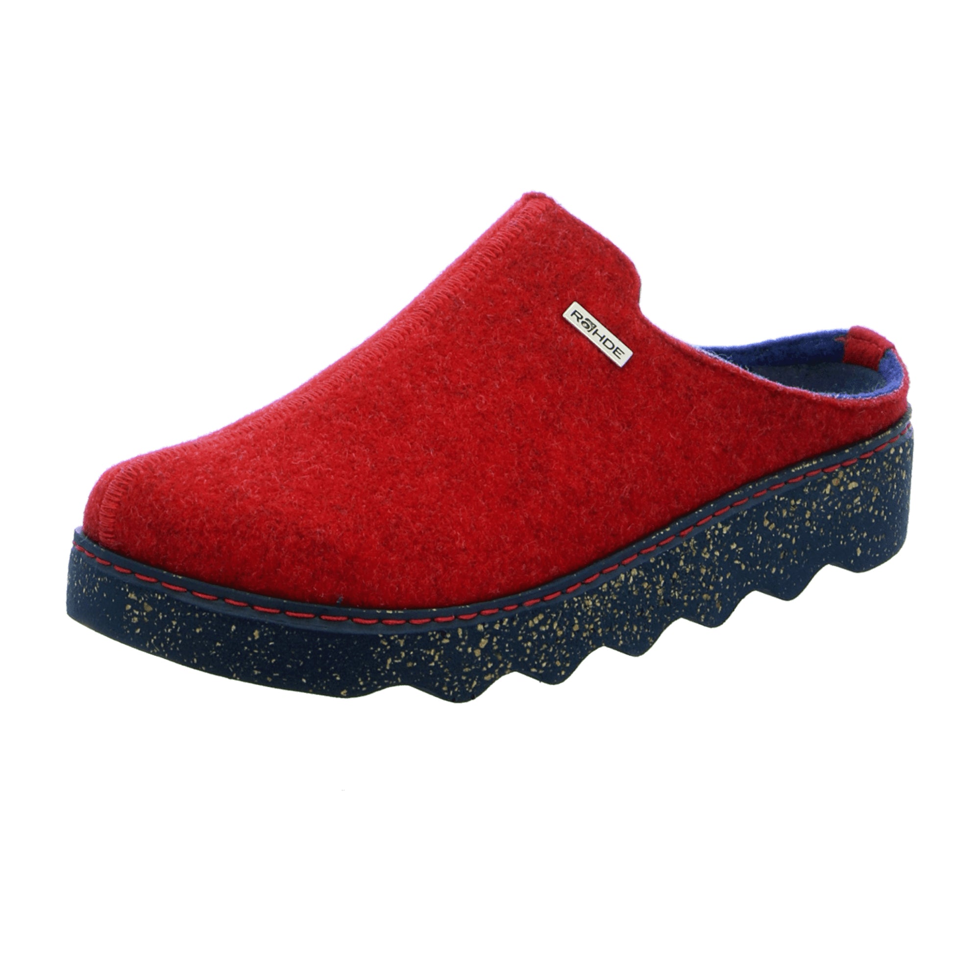 Rohde Foggia Red Women's Slip-On Shoes with Removable Insole
