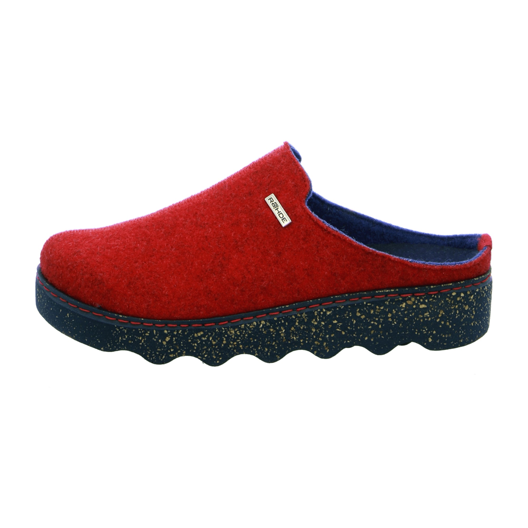 Rohde Foggia Red Women's Slip-On Shoes with Removable Insole