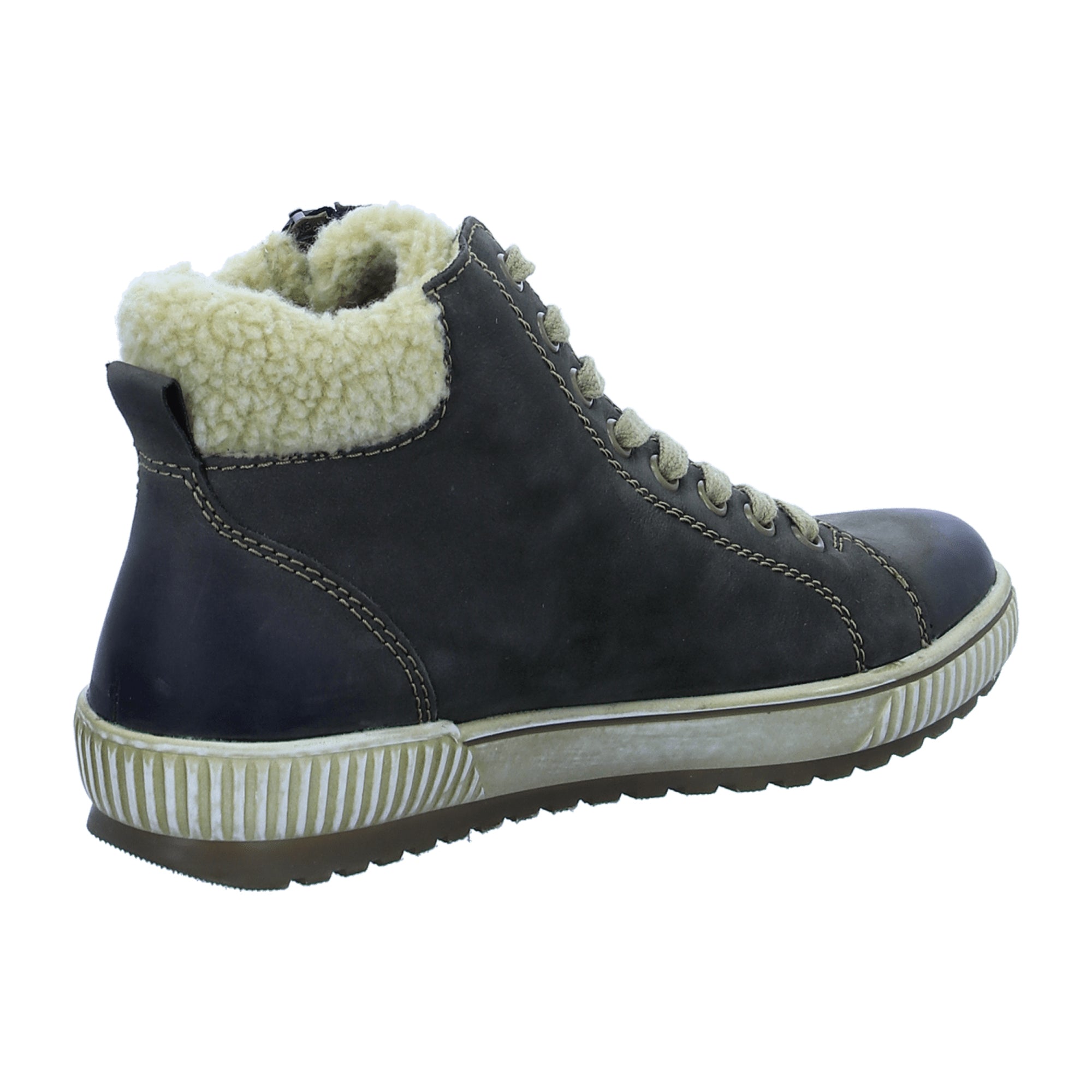 Remonte Grey Winter Boots for Women Warm Lined Suede Waterproof Comfortable - Bartel-Shop