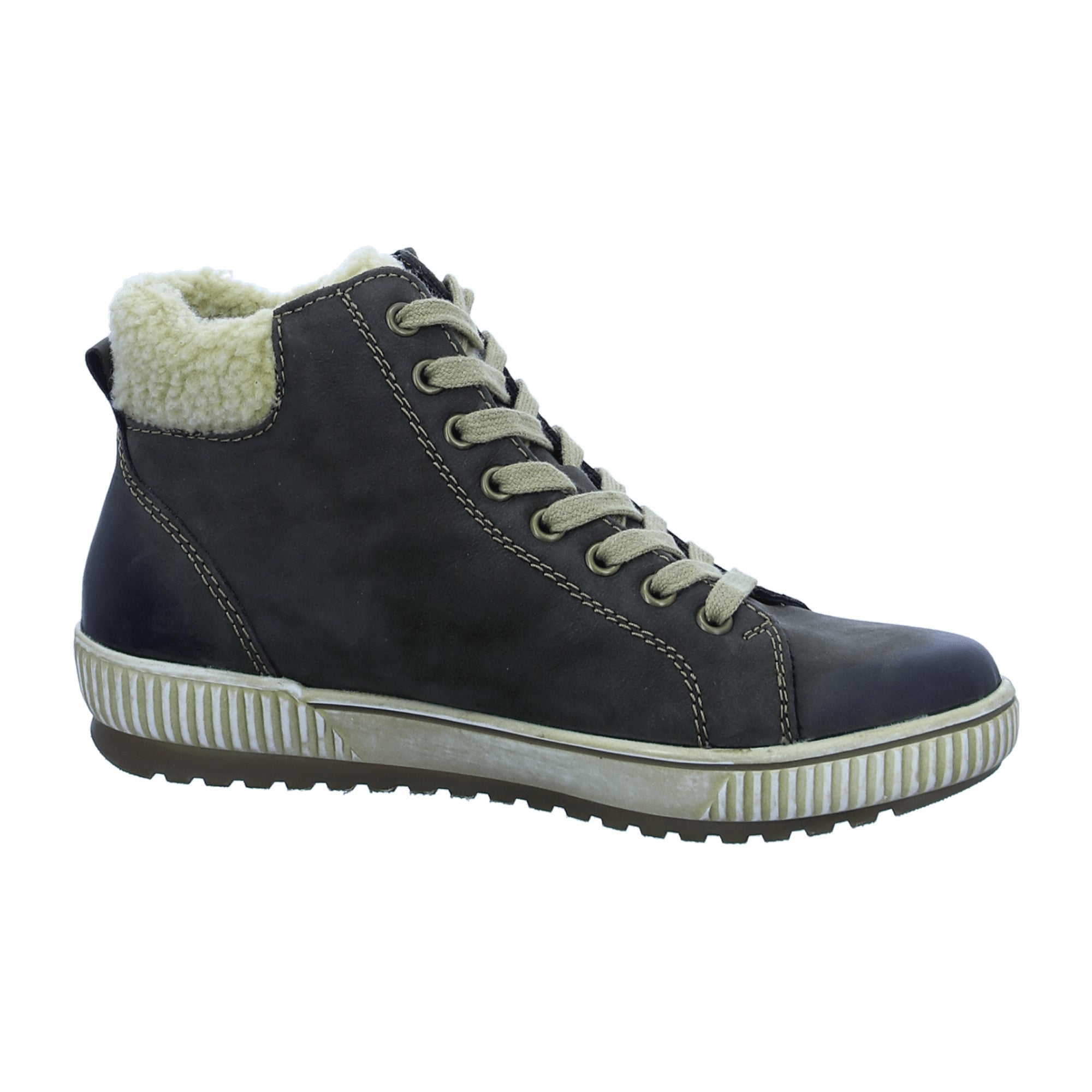 Remonte Grey Winter Boots for Women Warm Lined Suede Waterproof Comfortable - Bartel-Shop