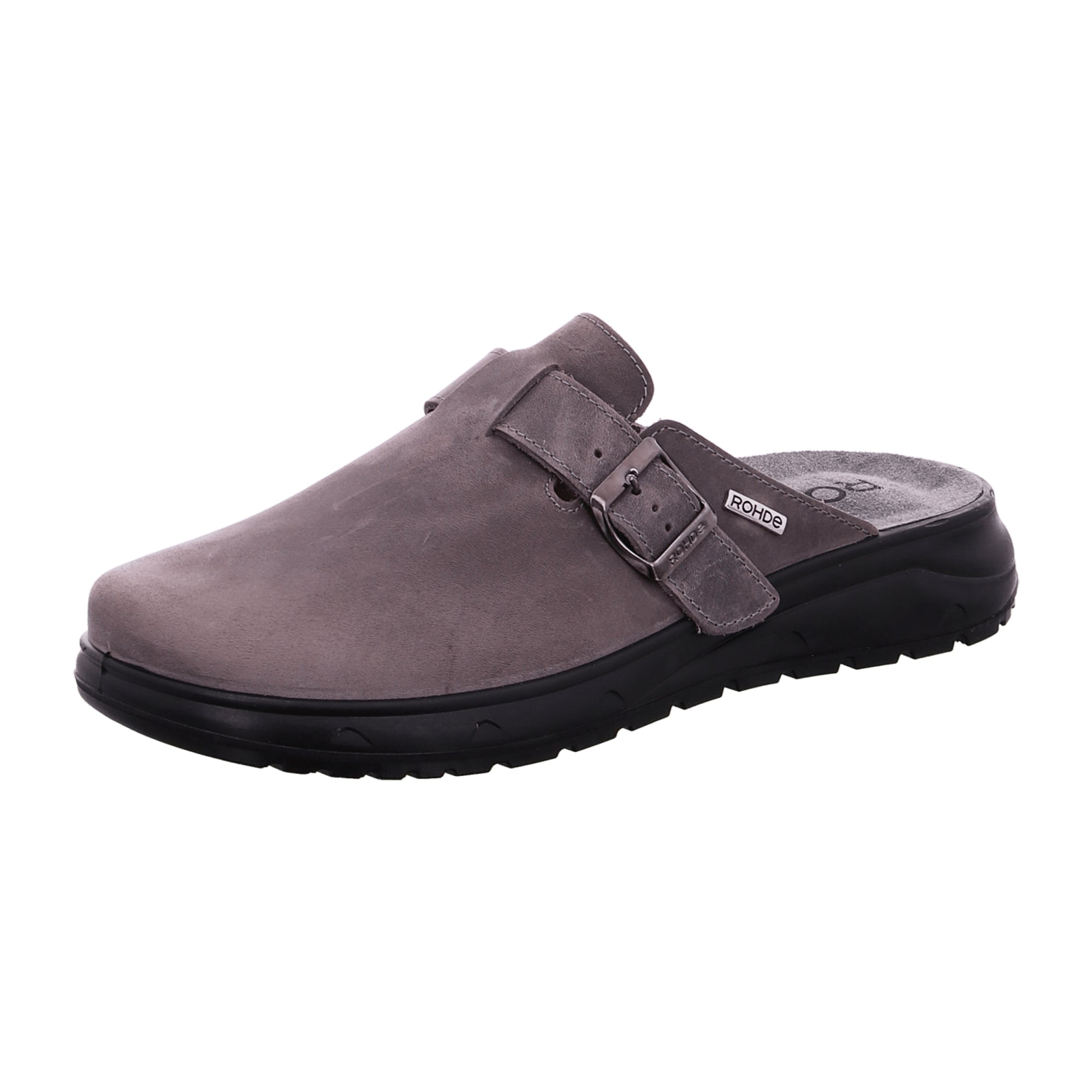 Rohde Men's Slip-On Shoes Gray Textile Synthetic Fall Winter Normal Width