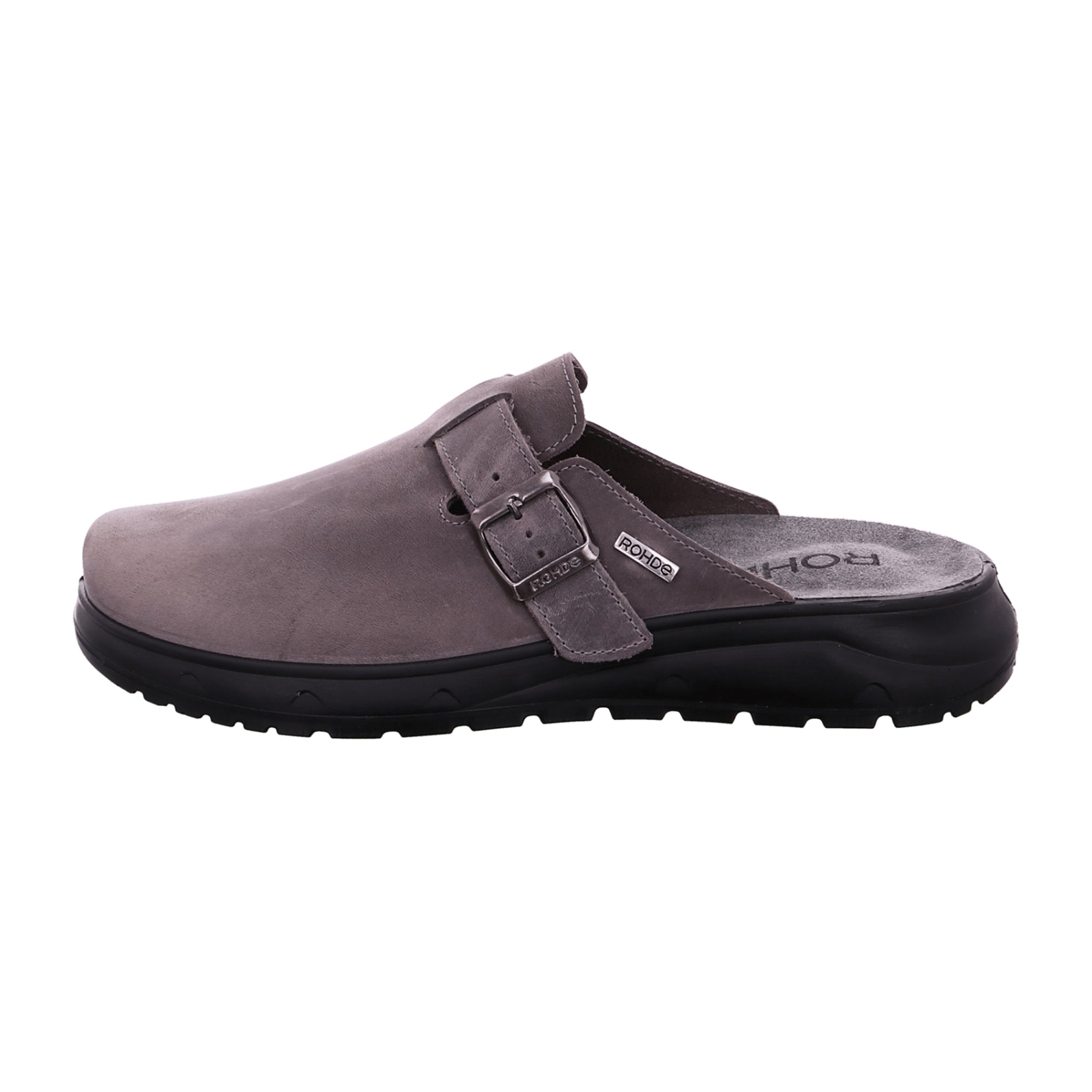 Rohde Men's Slip-On Shoes Gray Textile Synthetic Fall Winter Normal Width