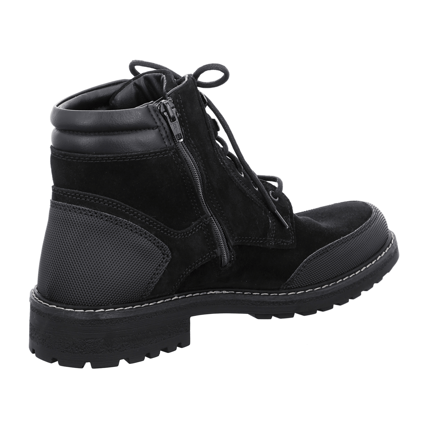 ARA FREDERIK Men's Black Round Toe Boots