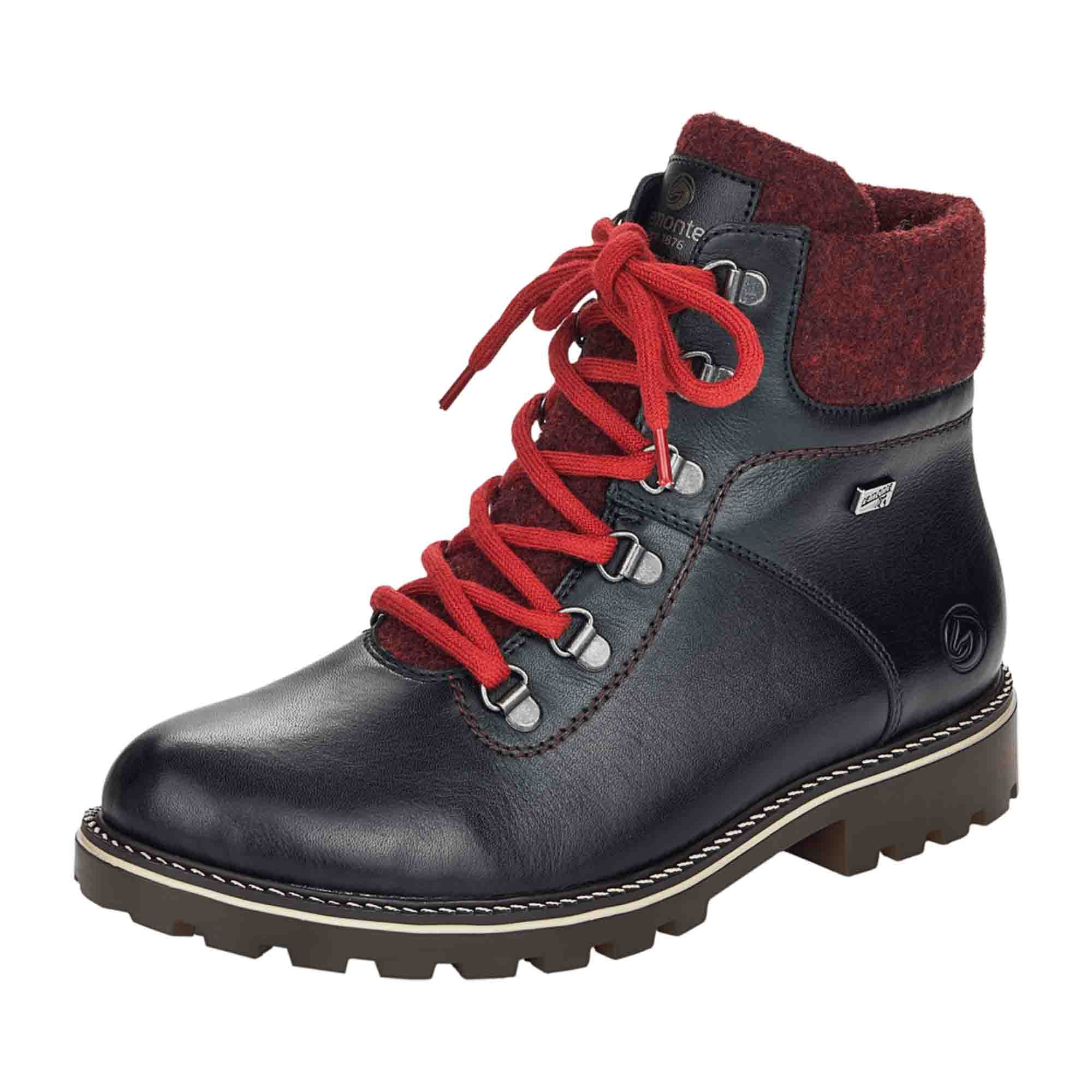 Remonte Comfortable Black Ankle Boots for Women - Bartel-Shop