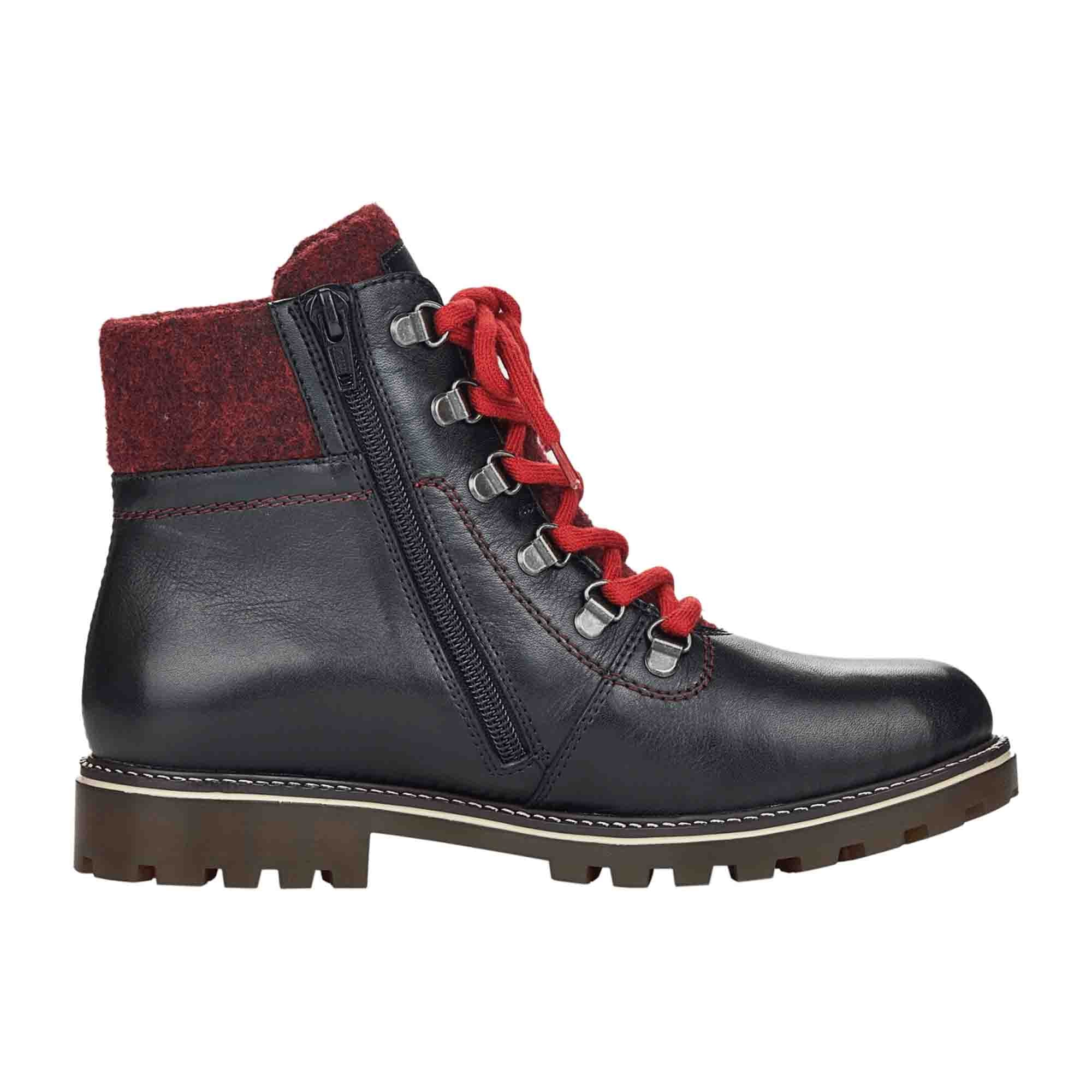 Remonte Comfortable Black Ankle Boots for Women - Bartel-Shop