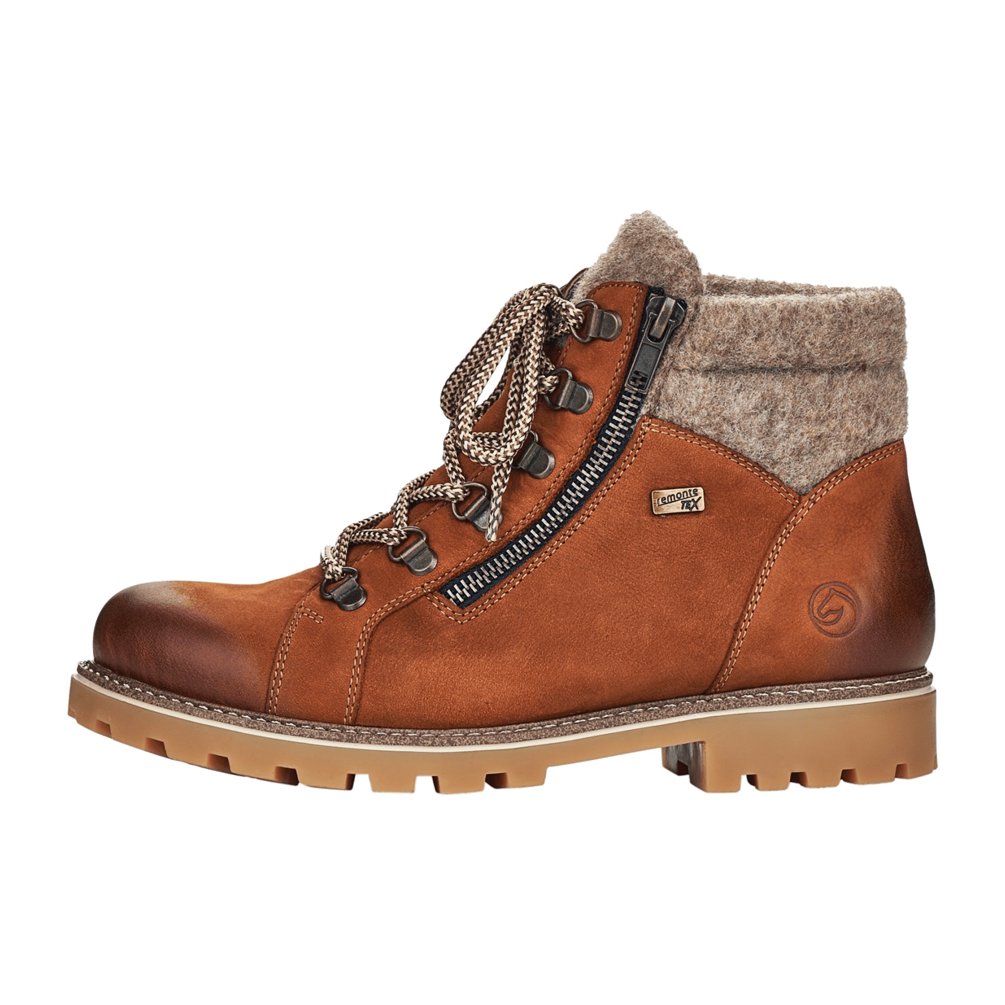 Remonte D7478-22 Women's Brown Winter Boots with Wool Lining and TEX Membrane - Bartel-Shop