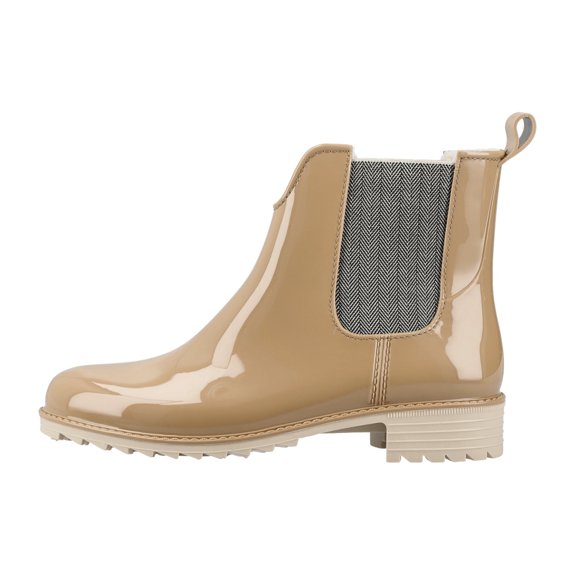Rieker Women's Brown Ankle Boots with Block Heel and Rubber Upper
