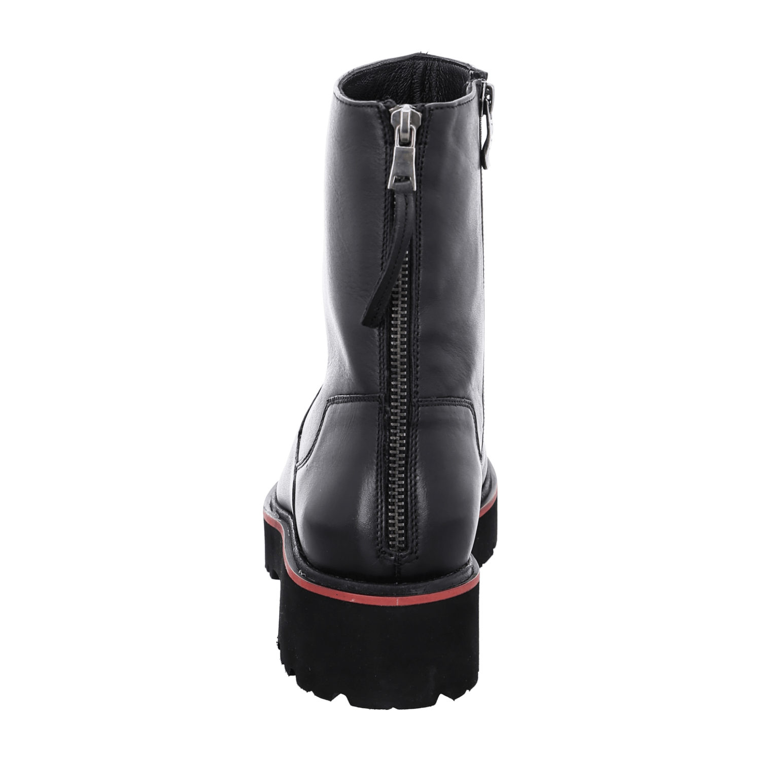 ARA BOLOGNA Women's Winter Boots in Black Smooth Leather with Zipper and Leather Lining - Bartel-Shop