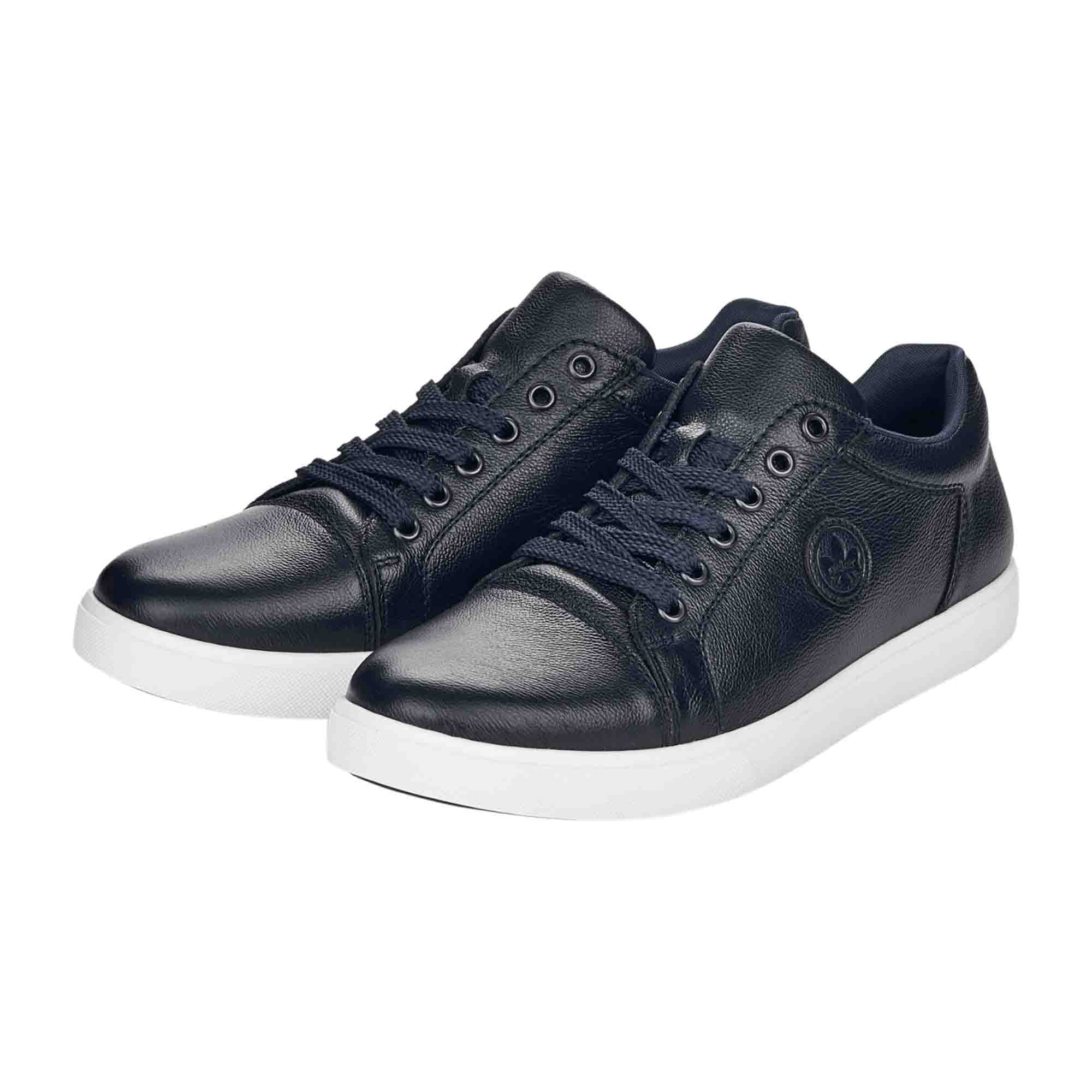 Rieker Men's Blue Sneakers B7014-14 Lace-Up Casual Shoes