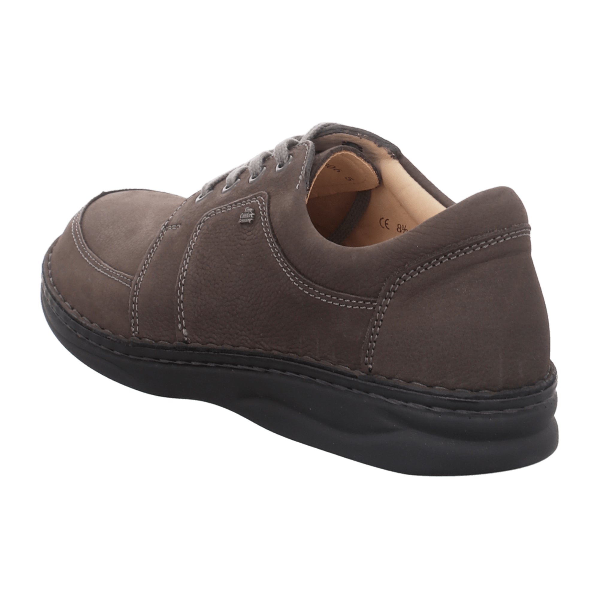 Finn Comfort Norwich Men's Comfort Shoes, Stylish Brown Leather