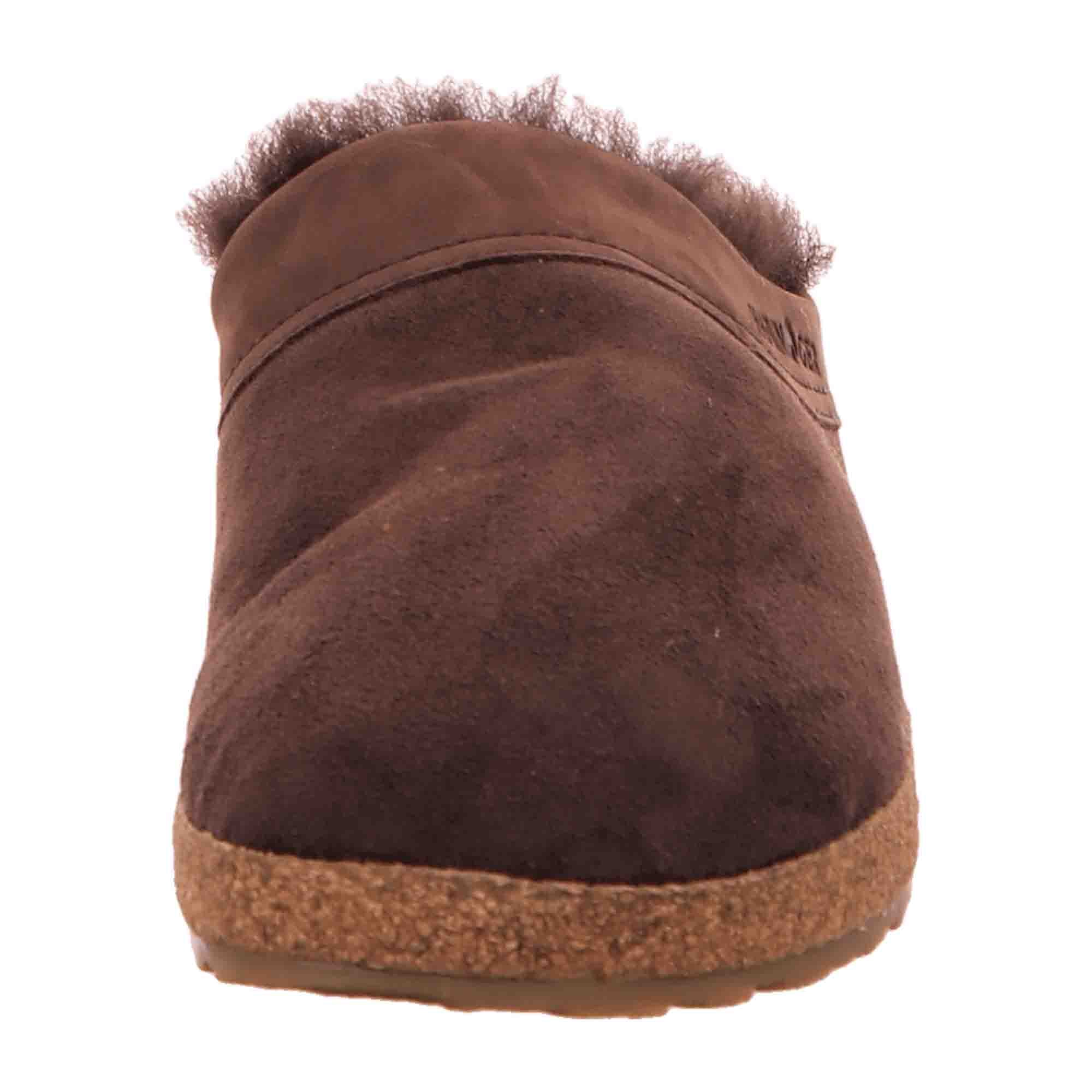 Haflinger Women's Slippers - Stylish & Durable in Rich Brown