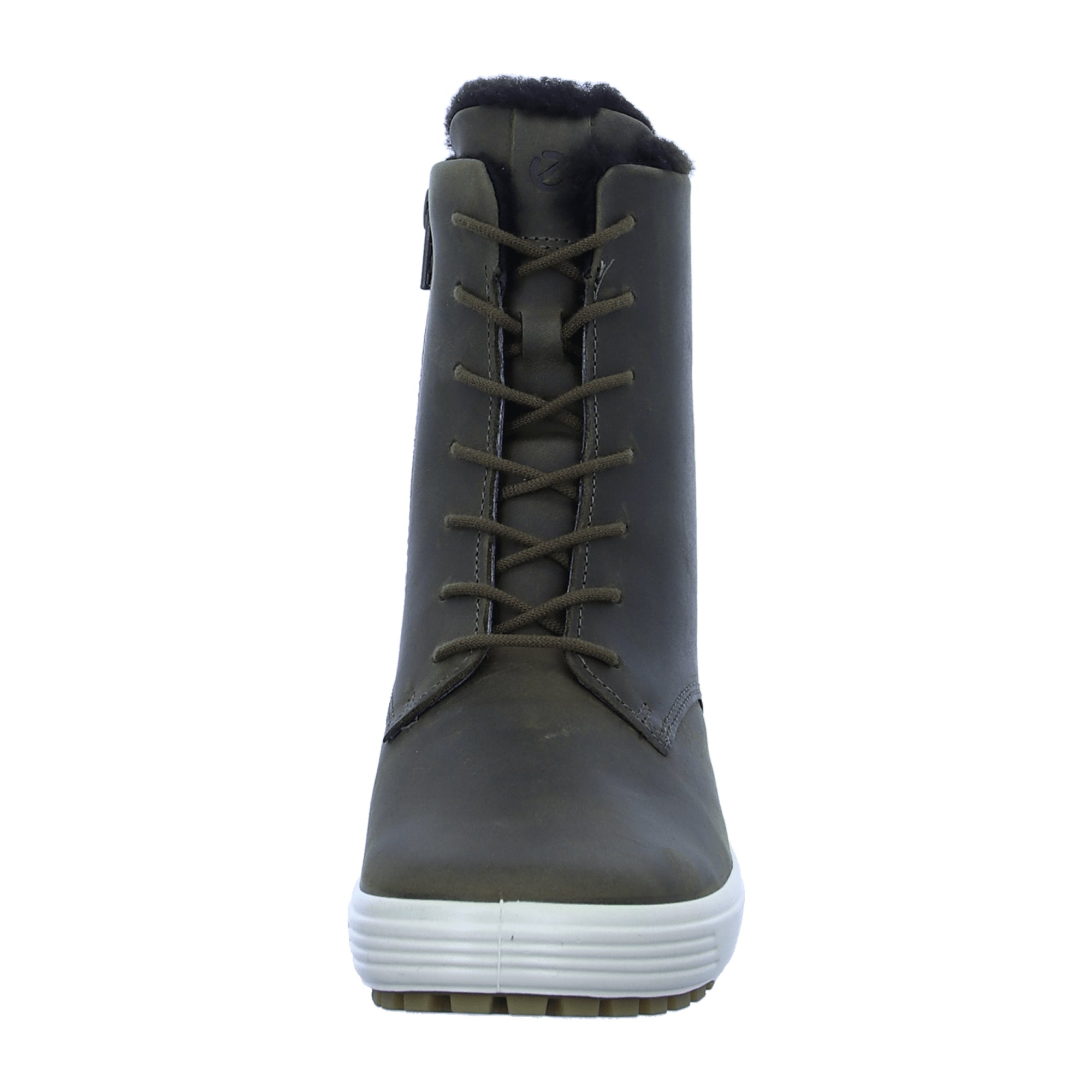 Ecco Soft 7 Tred W Women's Brown Leather Boots - Durable & Stylish