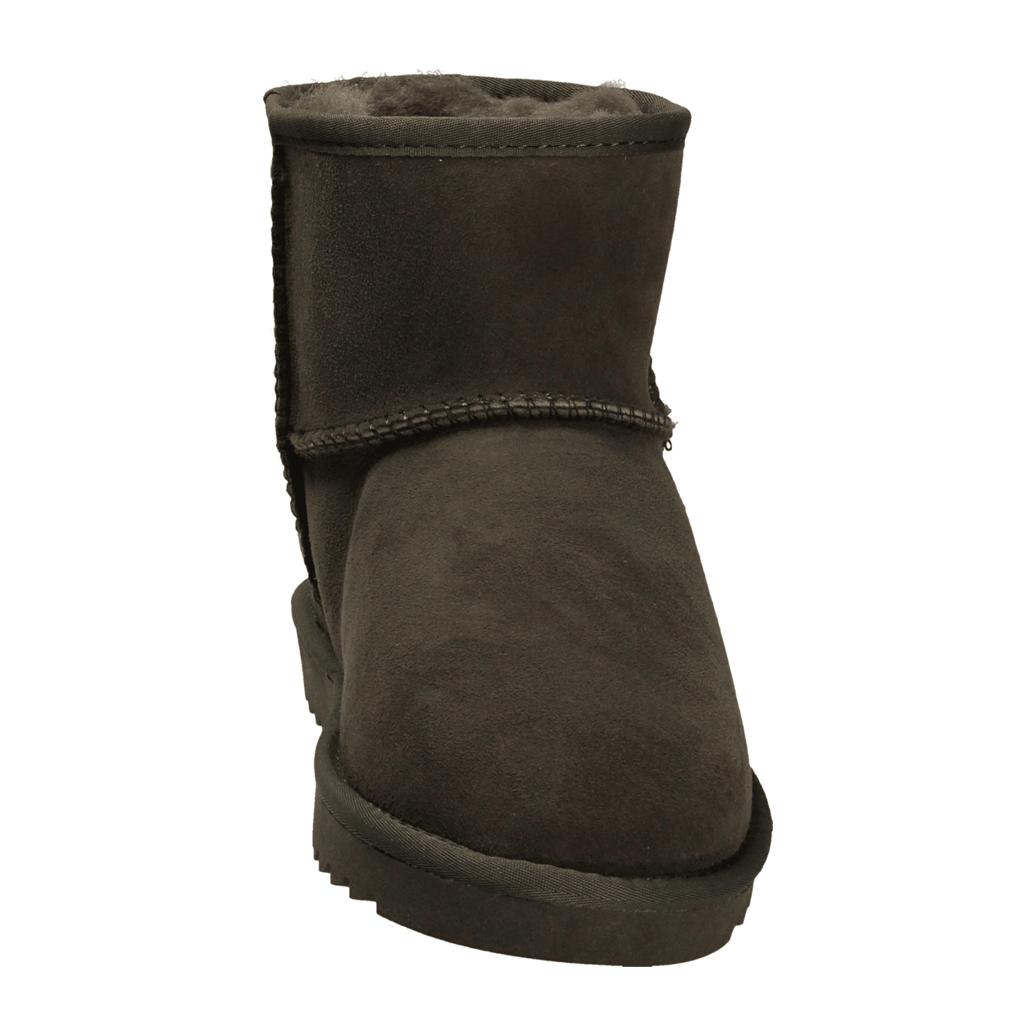 ARA ALASKA Women's Velour Leather Slip-On Bootie with Wool Lining in Modern Gray - Bartel-Shop