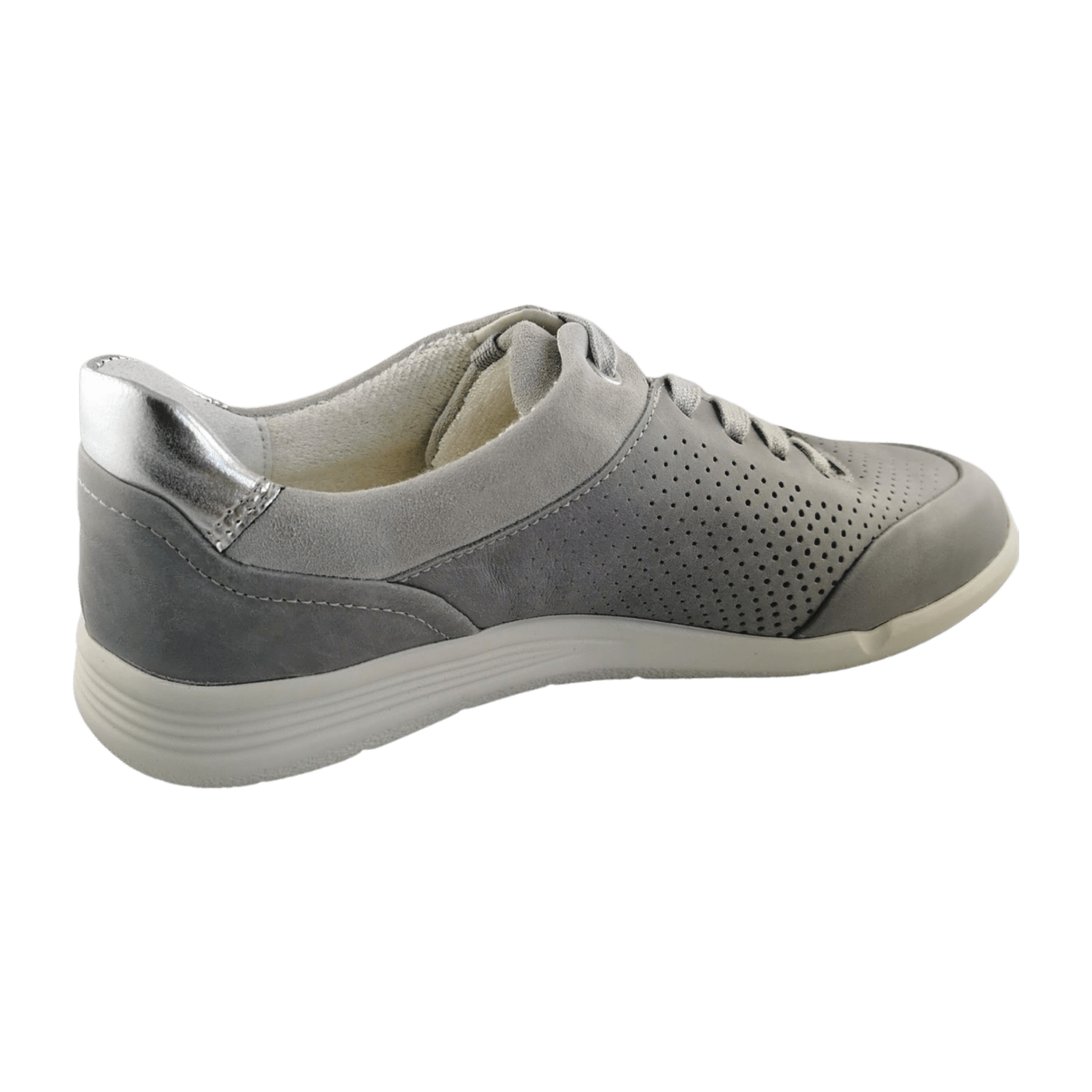 ARA Comfortable Lace-Up Shoes for Women in Gray - Bartel-Shop