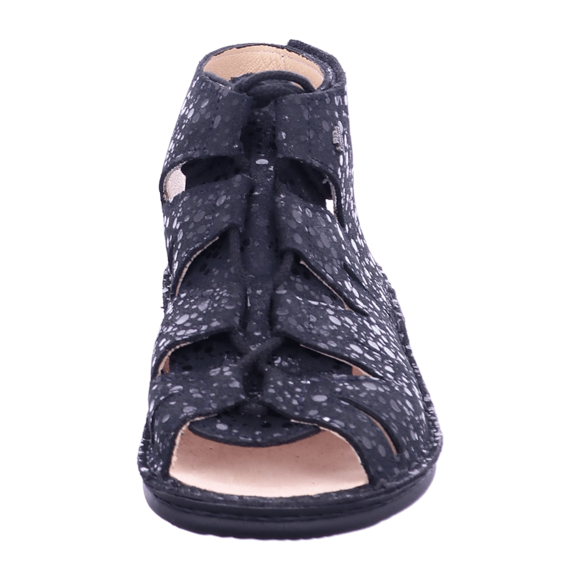 Finn Comfort Malaga Women’s Comfort Sandals – Elegant Black Leather