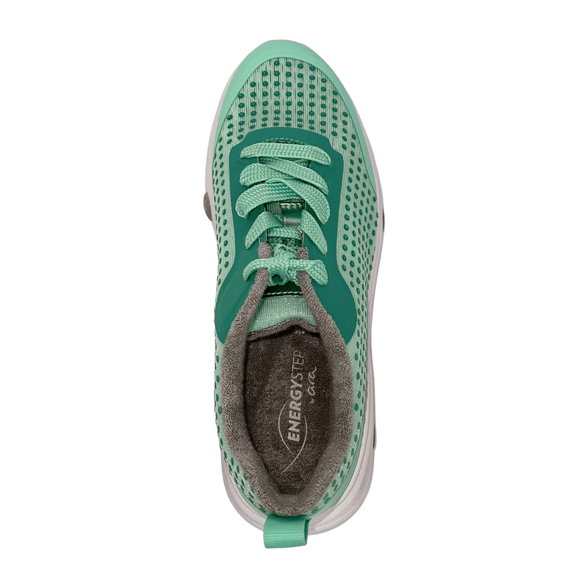 ARA MALIBU Women's Green Round Toe Lace-Up Shoes - Bartel-Shop