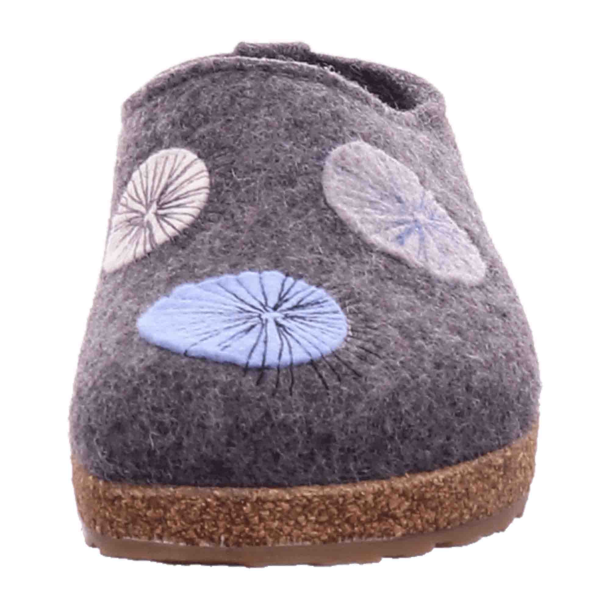 Haflinger Grizzly Raduis Women's Slippers, Grey - Comfortable & Durable