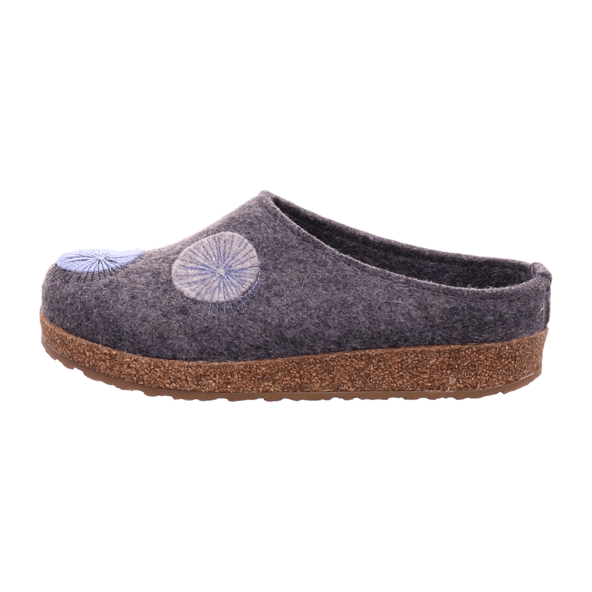 Haflinger Grizzly Raduis Women's Slippers, Grey - Comfortable & Durable
