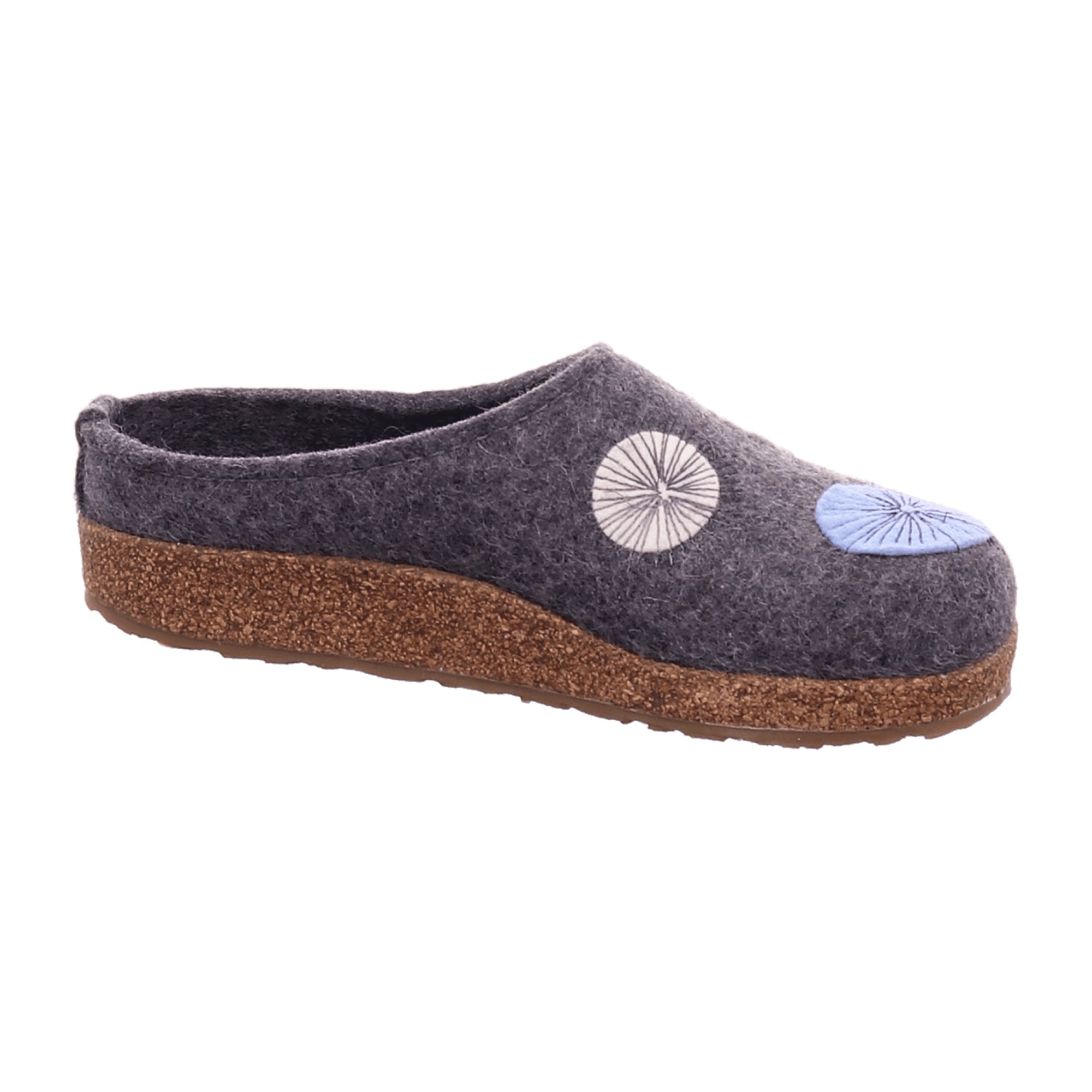 Haflinger Grizzly Raduis Women's Slippers, Grey - Comfortable & Durable