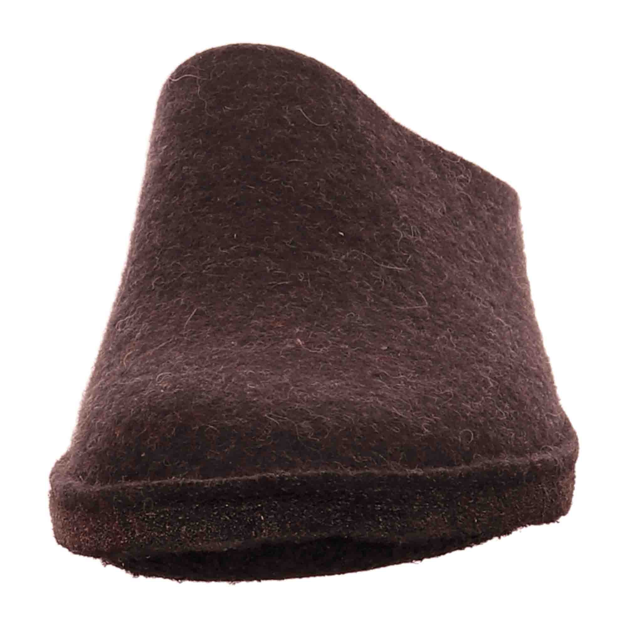 Haflinger FlairSoft Men's Slippers - Graphite Black, Durable & Stylish