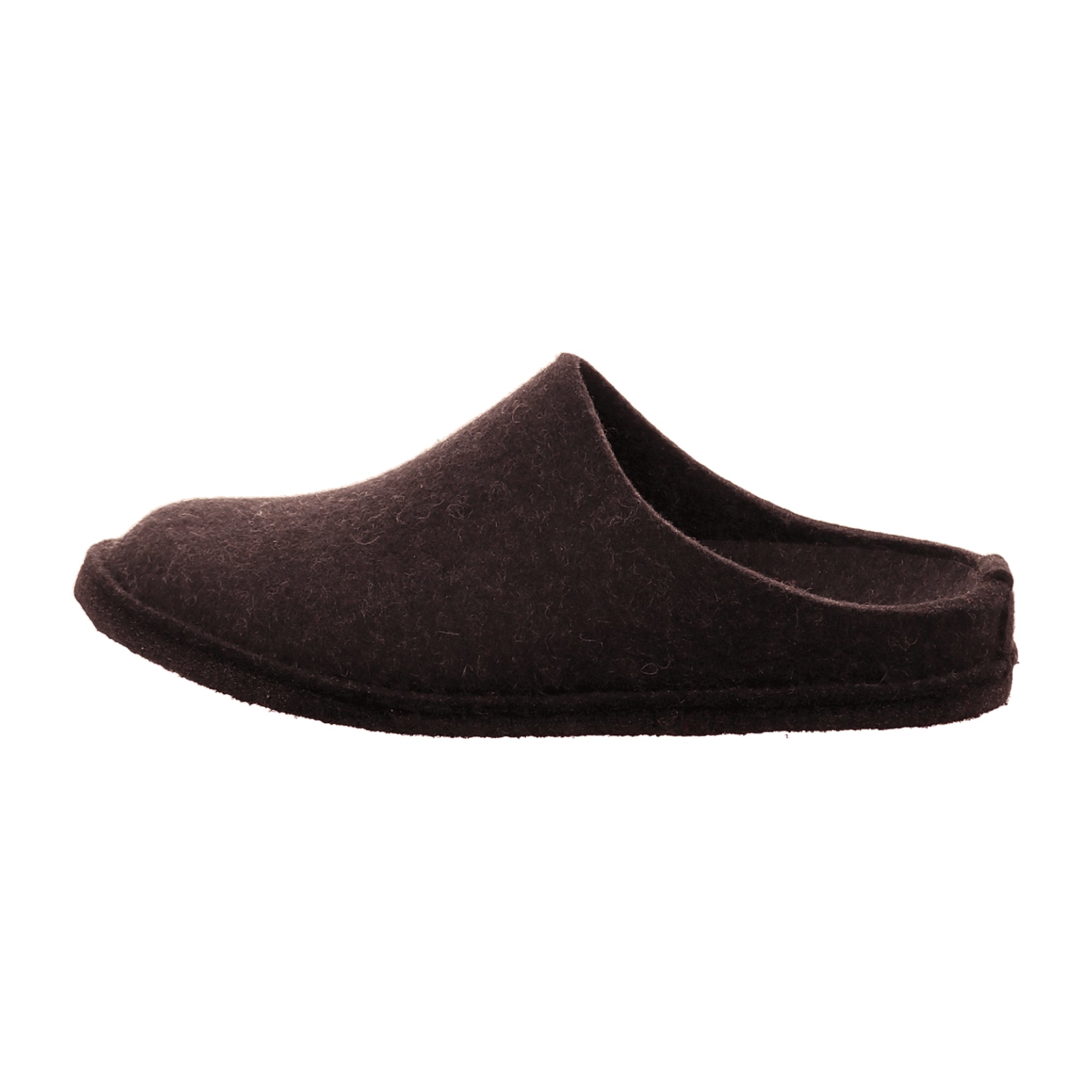 Haflinger FlairSoft Men's Slippers - Graphite Black, Durable & Stylish