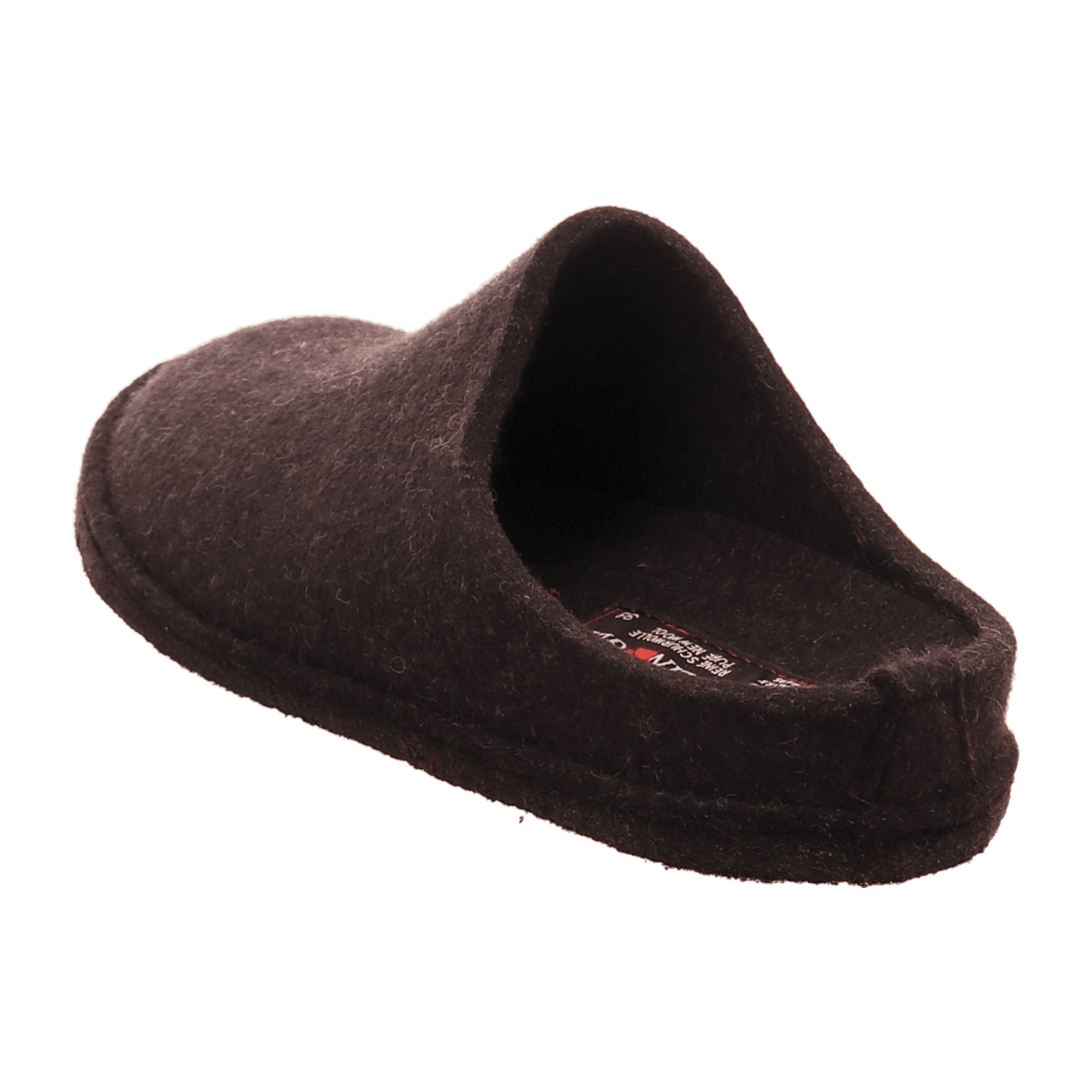 Haflinger FlairSoft Men's Slippers - Graphite Black, Durable & Stylish
