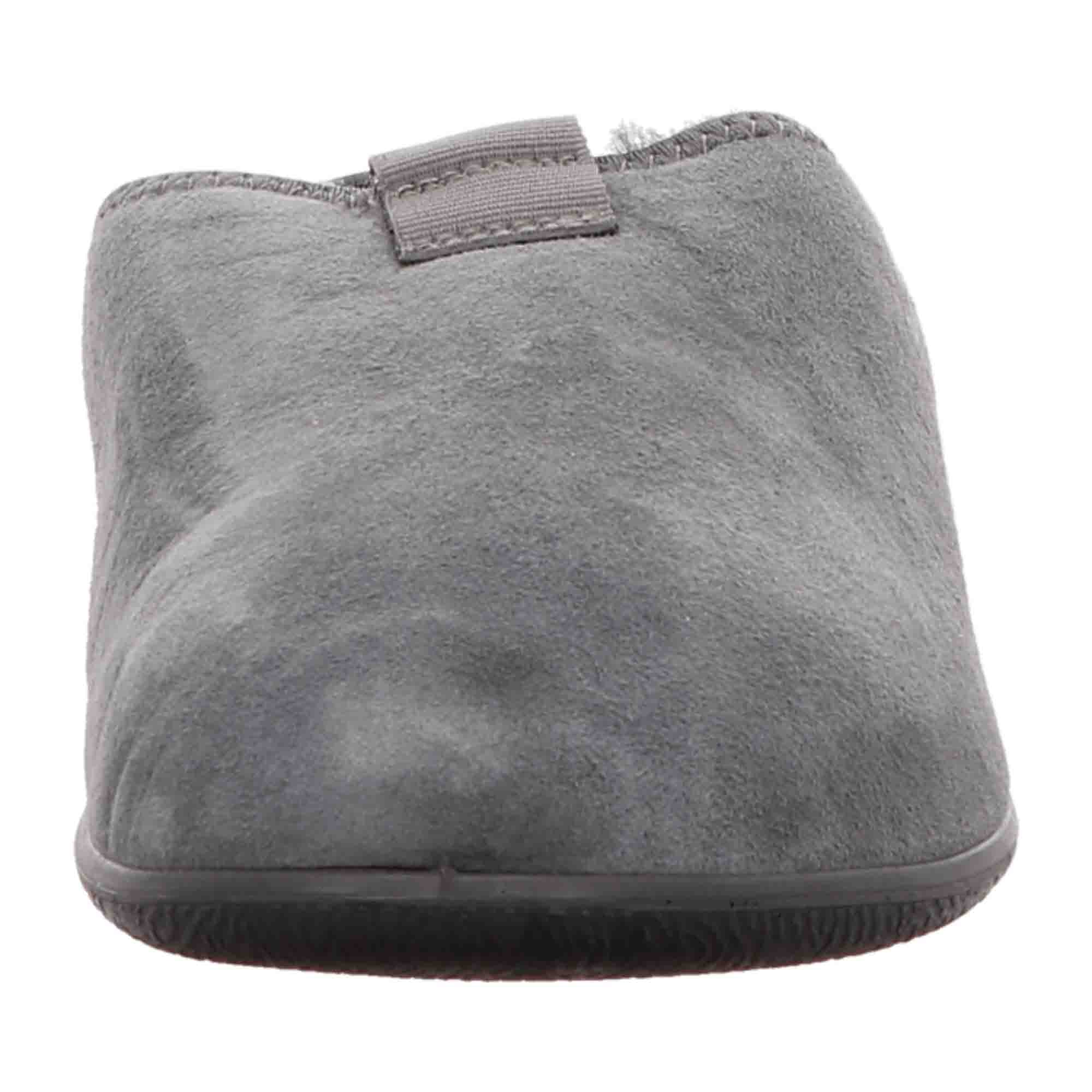 Ecco Easy Men's Grey House Slippers with Warm Lining