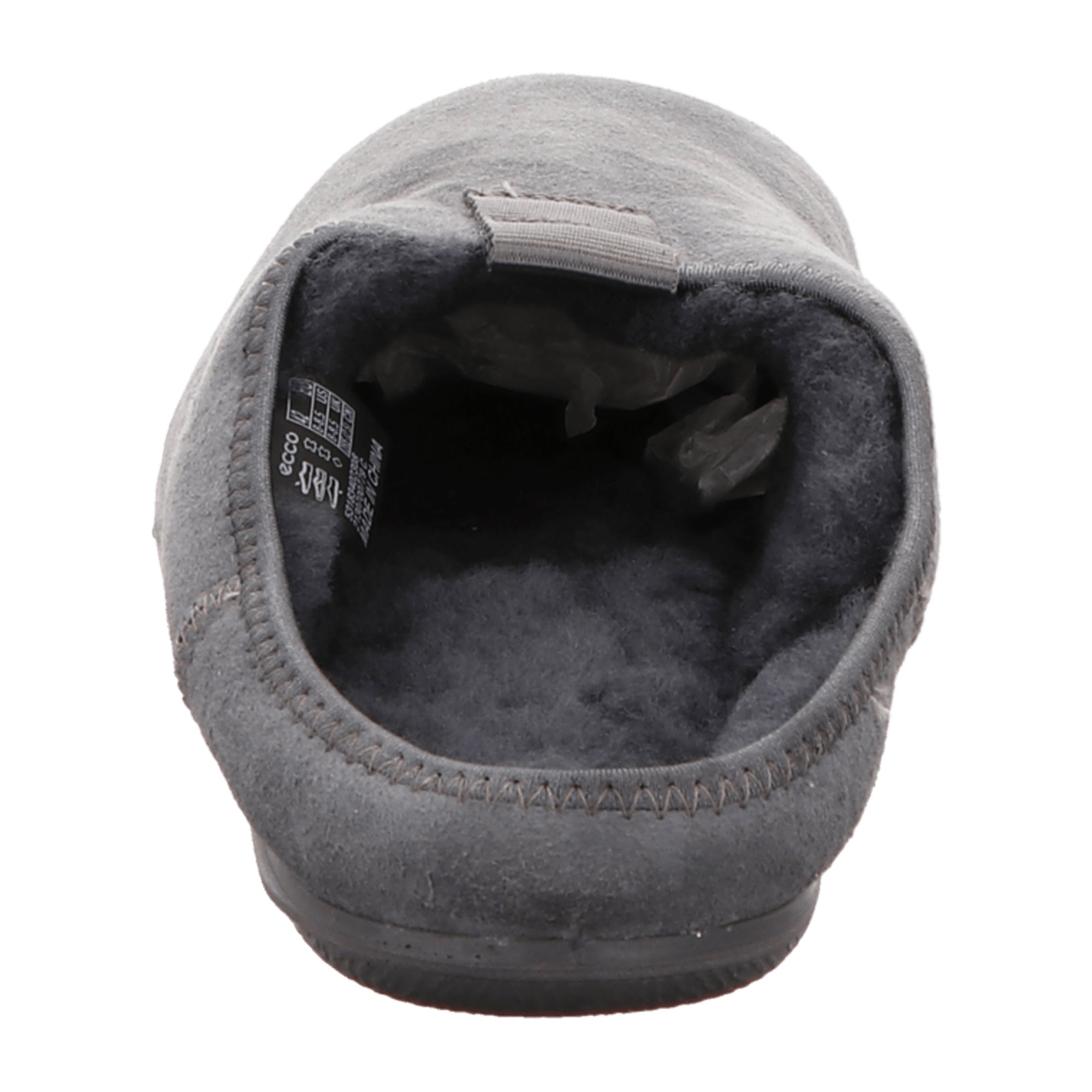 Ecco Easy Men's Grey House Slippers with Warm Lining