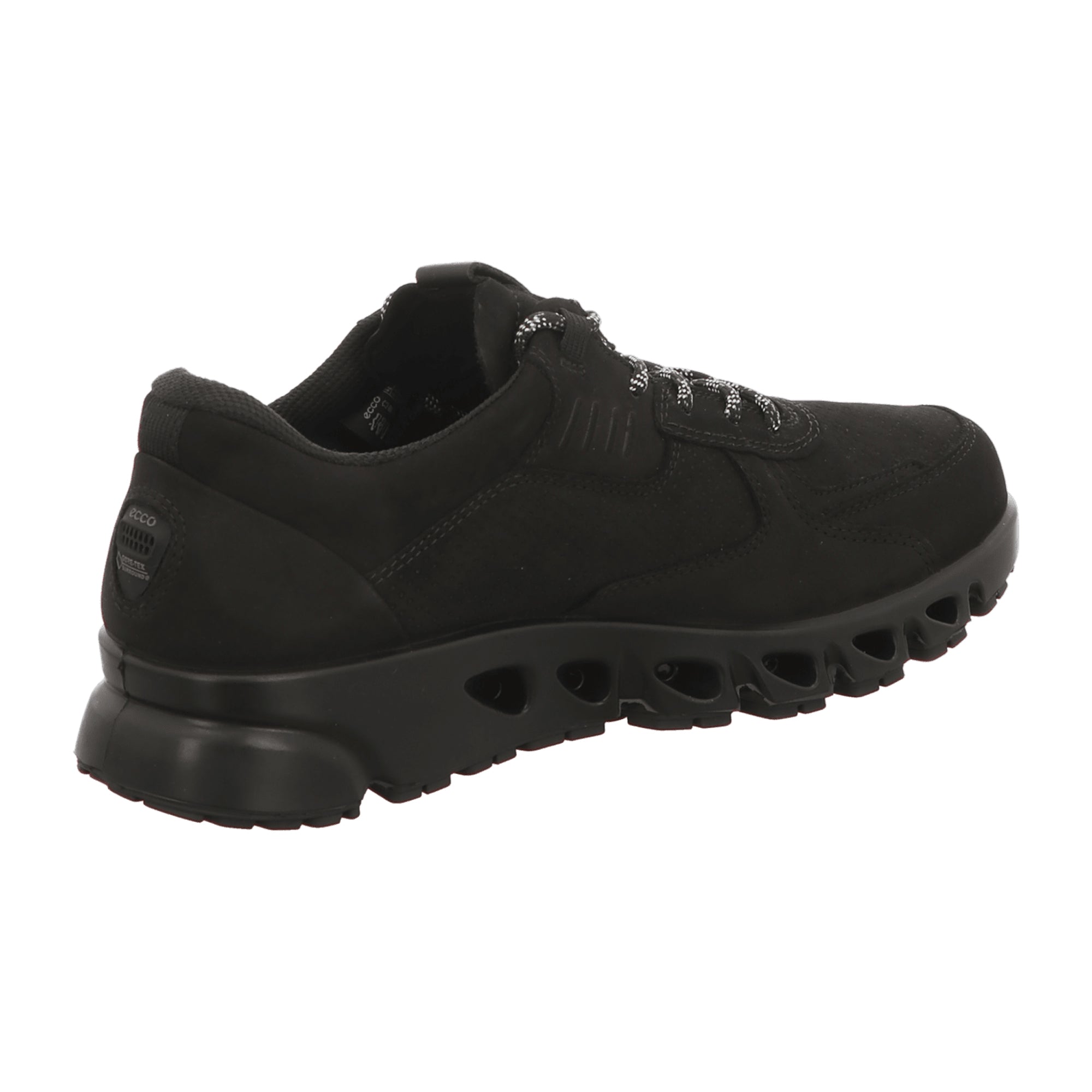Ecco MultiVent Men's Black Shoes - GORE-TEX Waterproof Sneakers