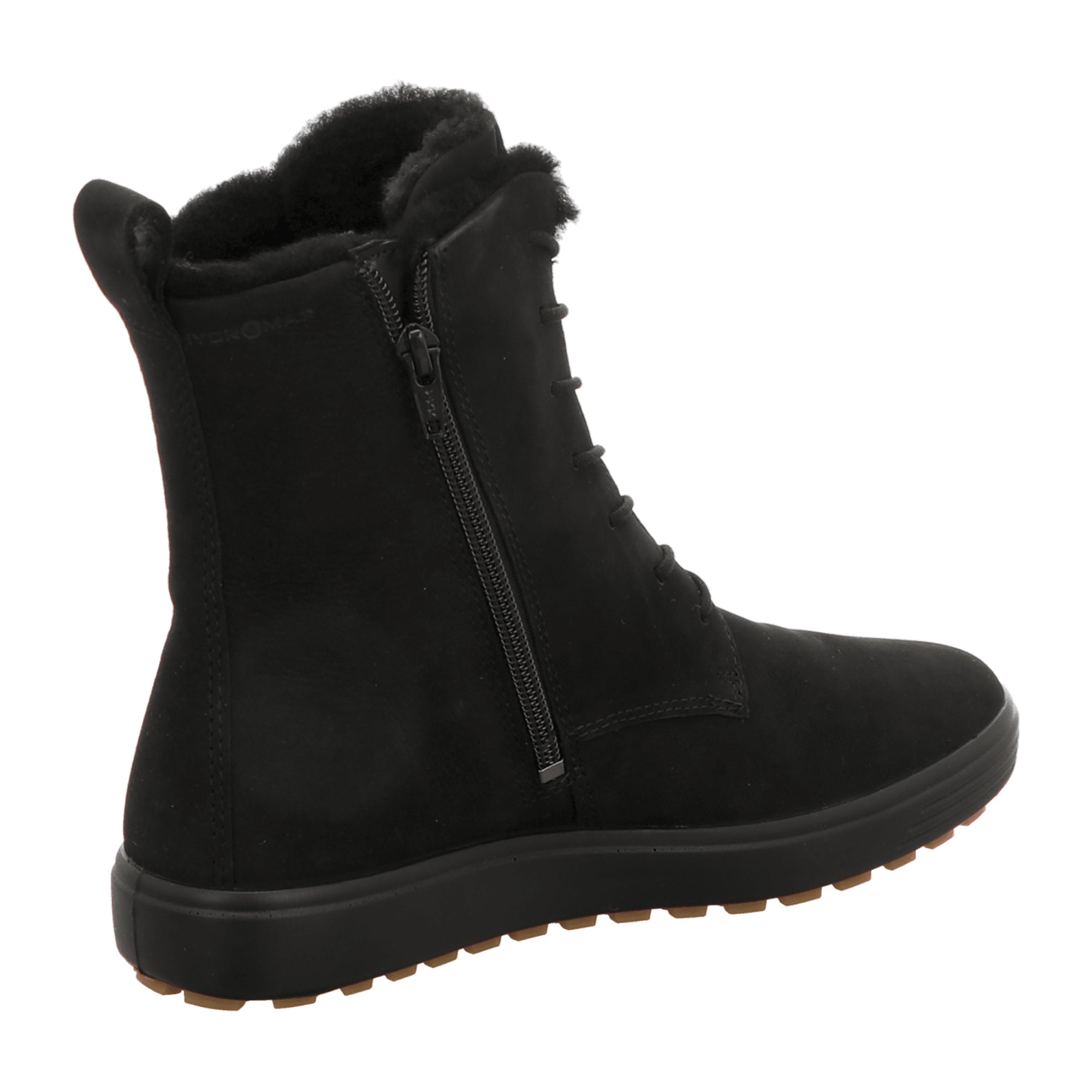 Ecco Soft 7 Tred Women's Black Winter Boots with Warm Lining