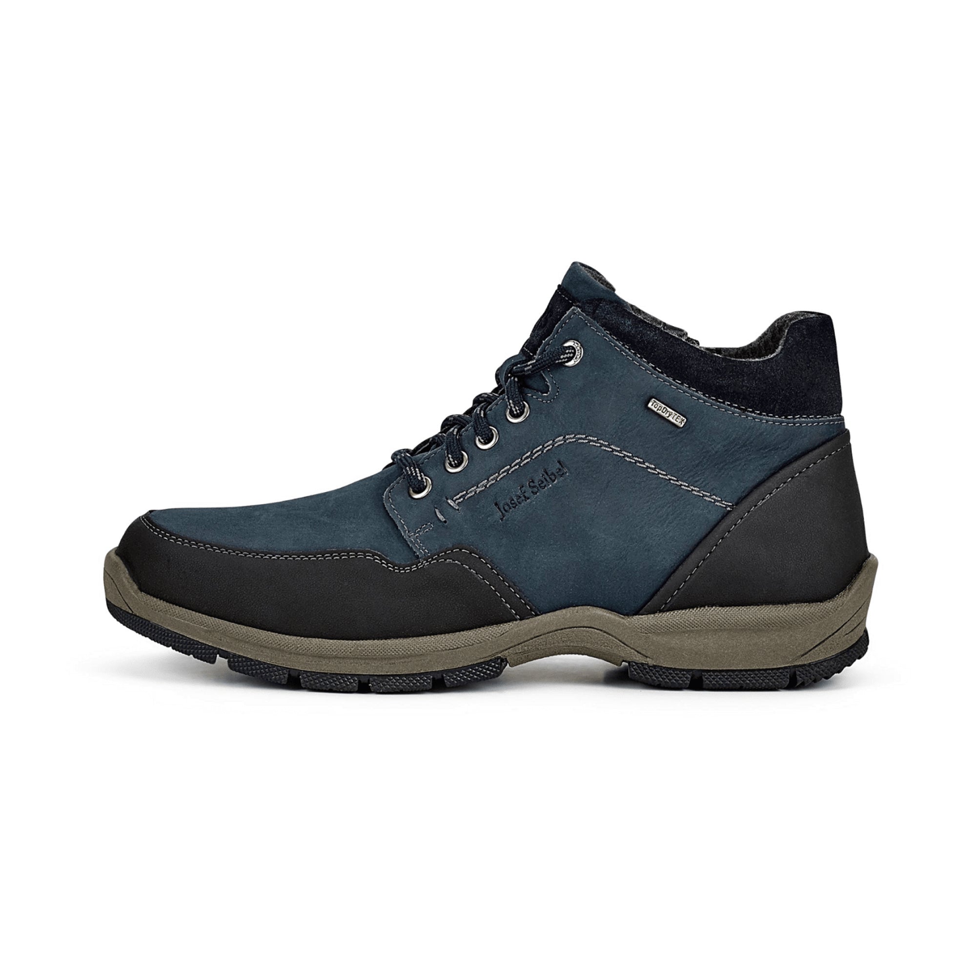 Josef Seibel Men's All-Weather Ankle Boot with Cold-lining Functional Membrane Lenny 52 in Blue - Bartel-Shop