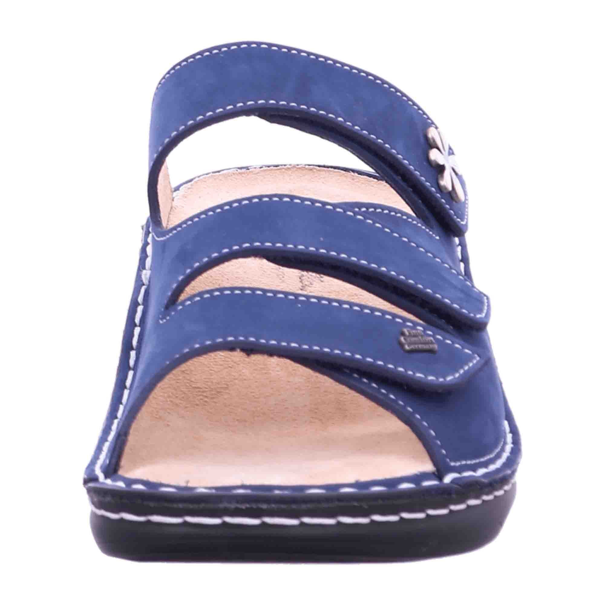 Finn Comfort Grenada Women's Comfort Sandals, Stylish Blue