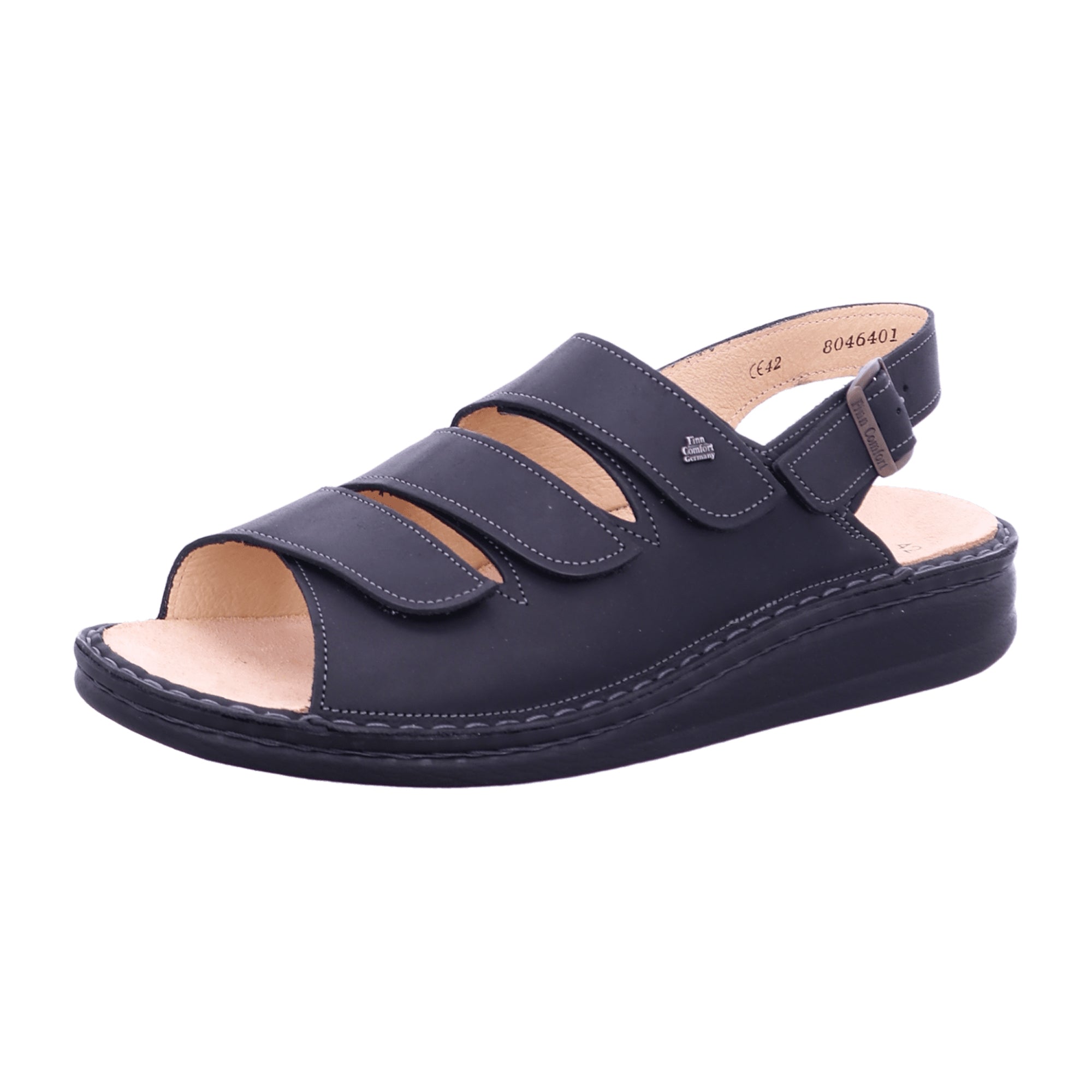 Finn Comfort 02509 Women's Black Comfort Shoes - Stylish & Durable