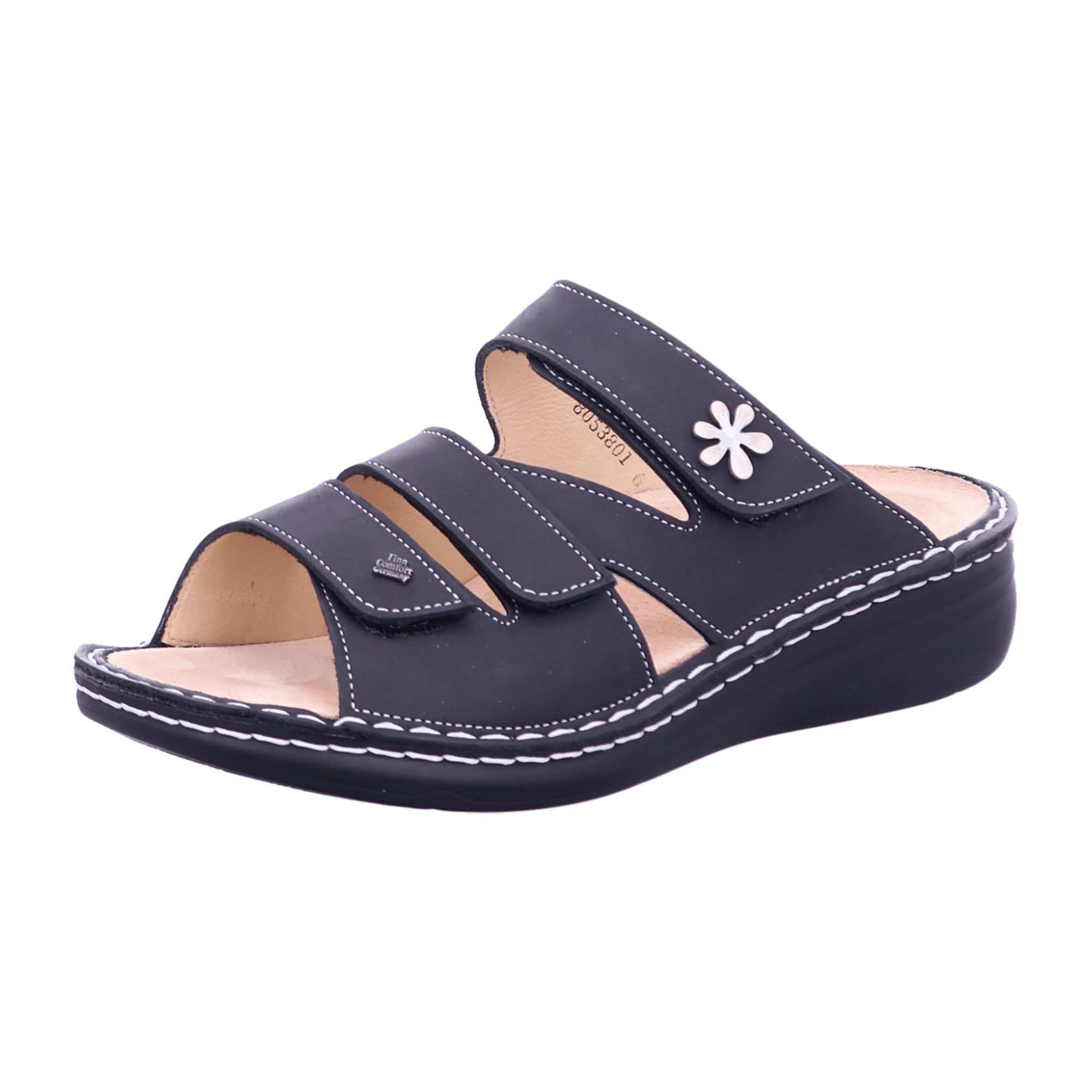 Finn Comfort Grenada Black Comfort Sandals for Women - Stylish & Durable
