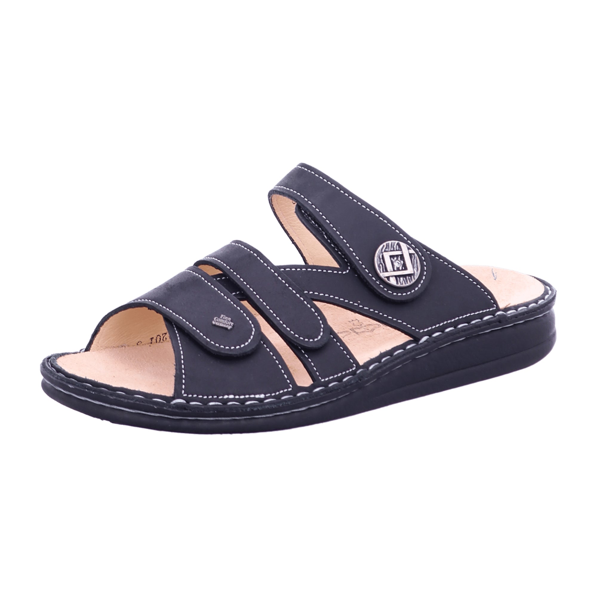 Finn Comfort Agueda Women's Black Comfort Shoes - Stylish & Durable