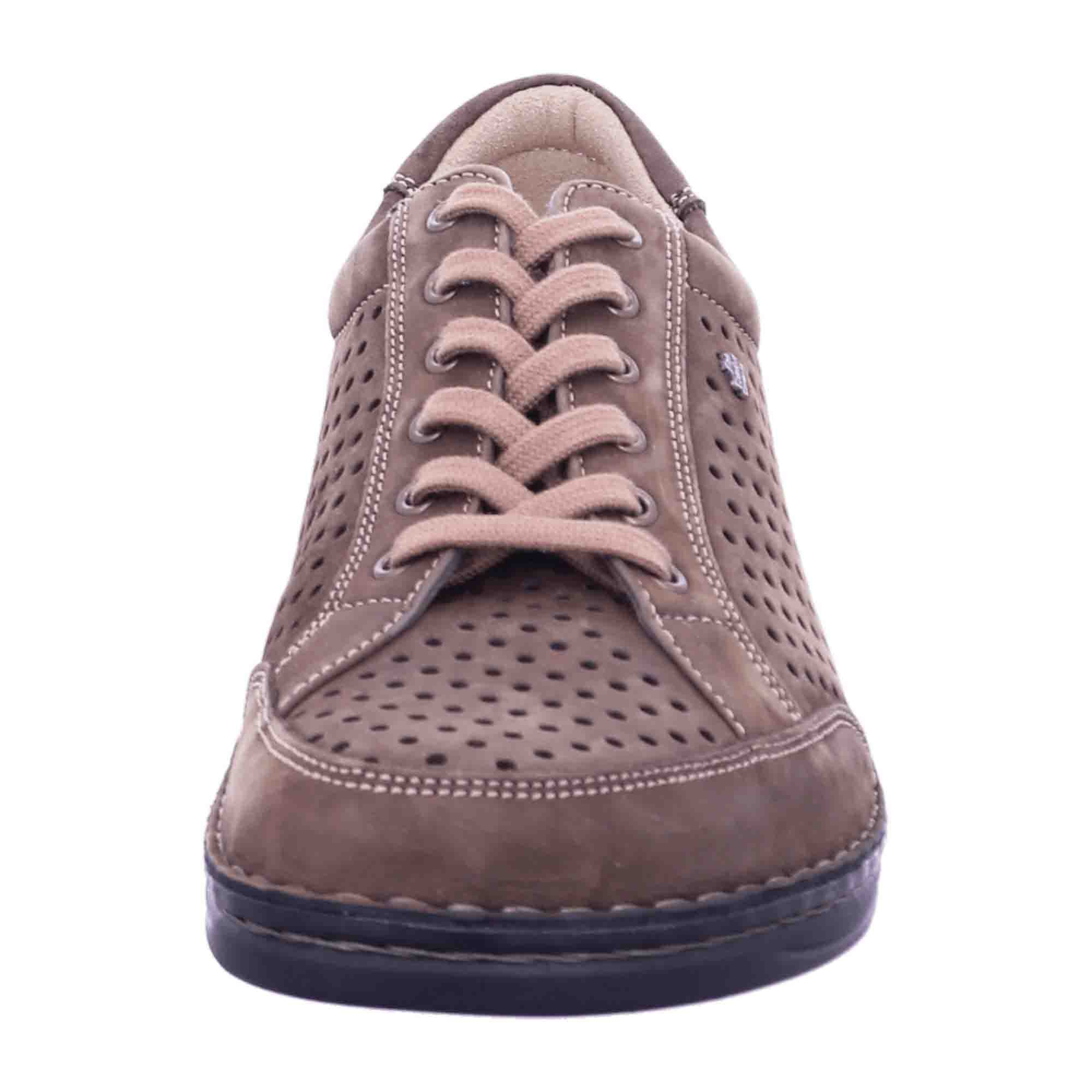 Finn Comfort Bardolino Men's Comfort Shoes, Stylish Brown Leather