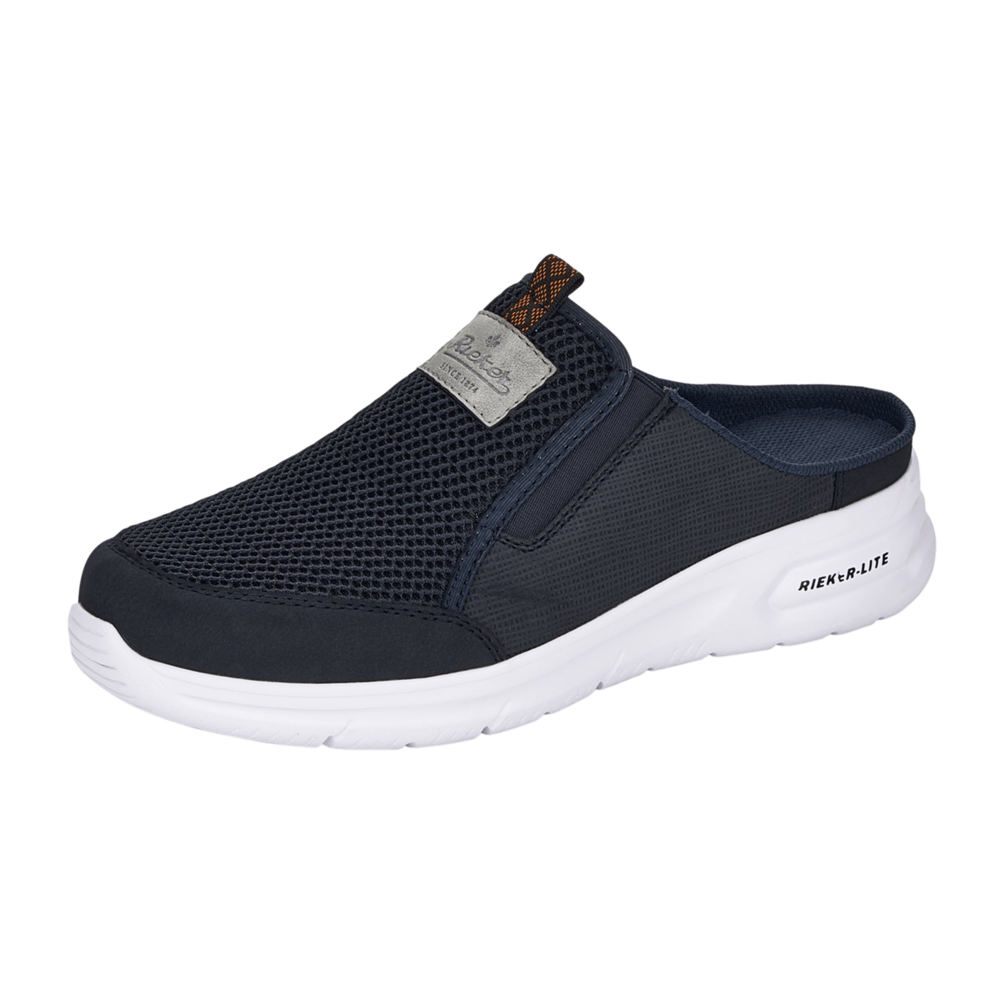 Rieker Men's Blue Slip-On Shoes with Comfort Fit and Lightweight Sole
