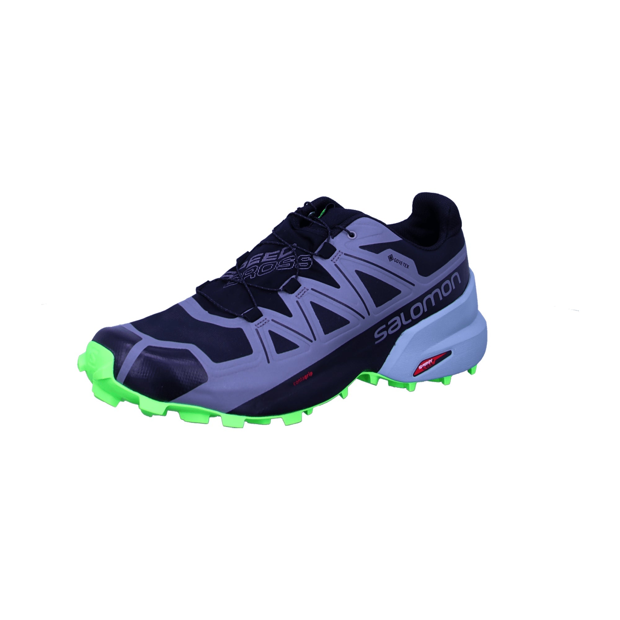 Salomon SPEEDCROSS 5 GTX Black/QuSh/ for men, blue, shoes