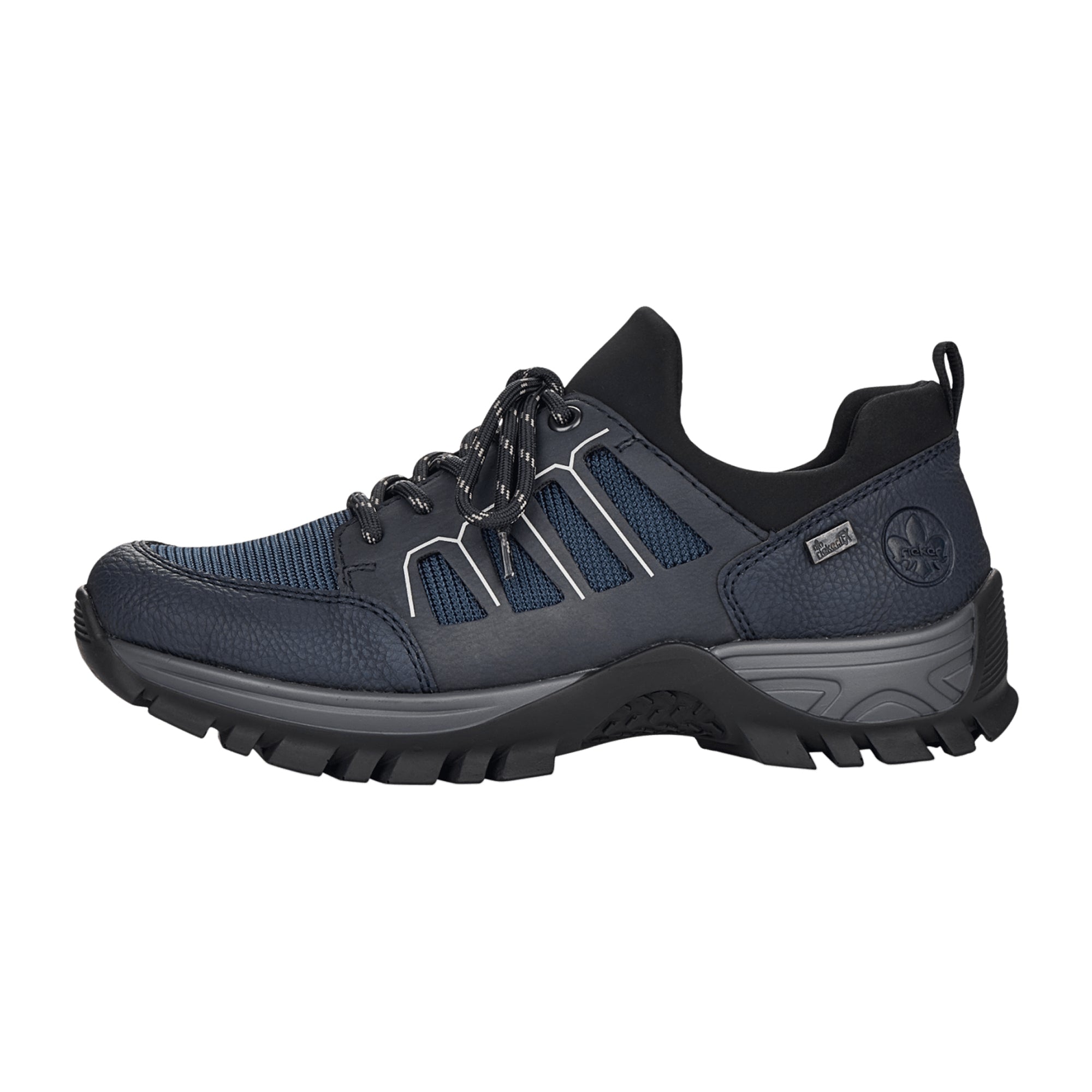 Rieker Tex Blue Women's Slip-On Shoes Comfortable Lightweight Synthetic Upper