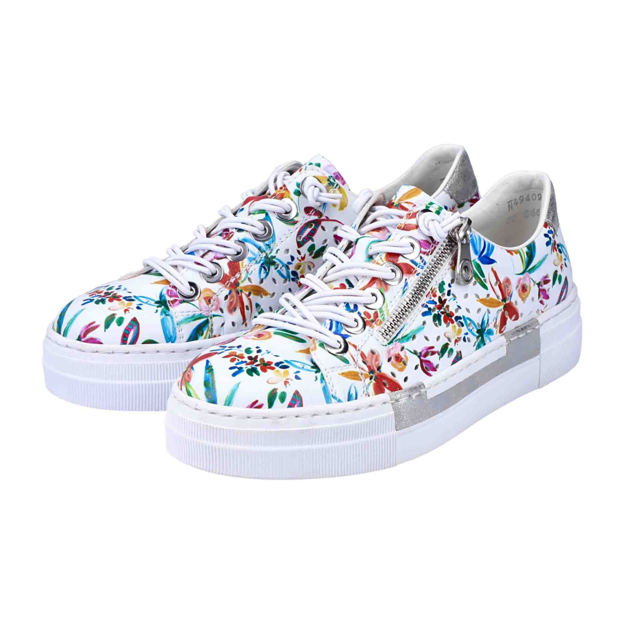 Rieker Women's Sandals Colorful Slip-On Shoes with Cushioned Sole N4940-90