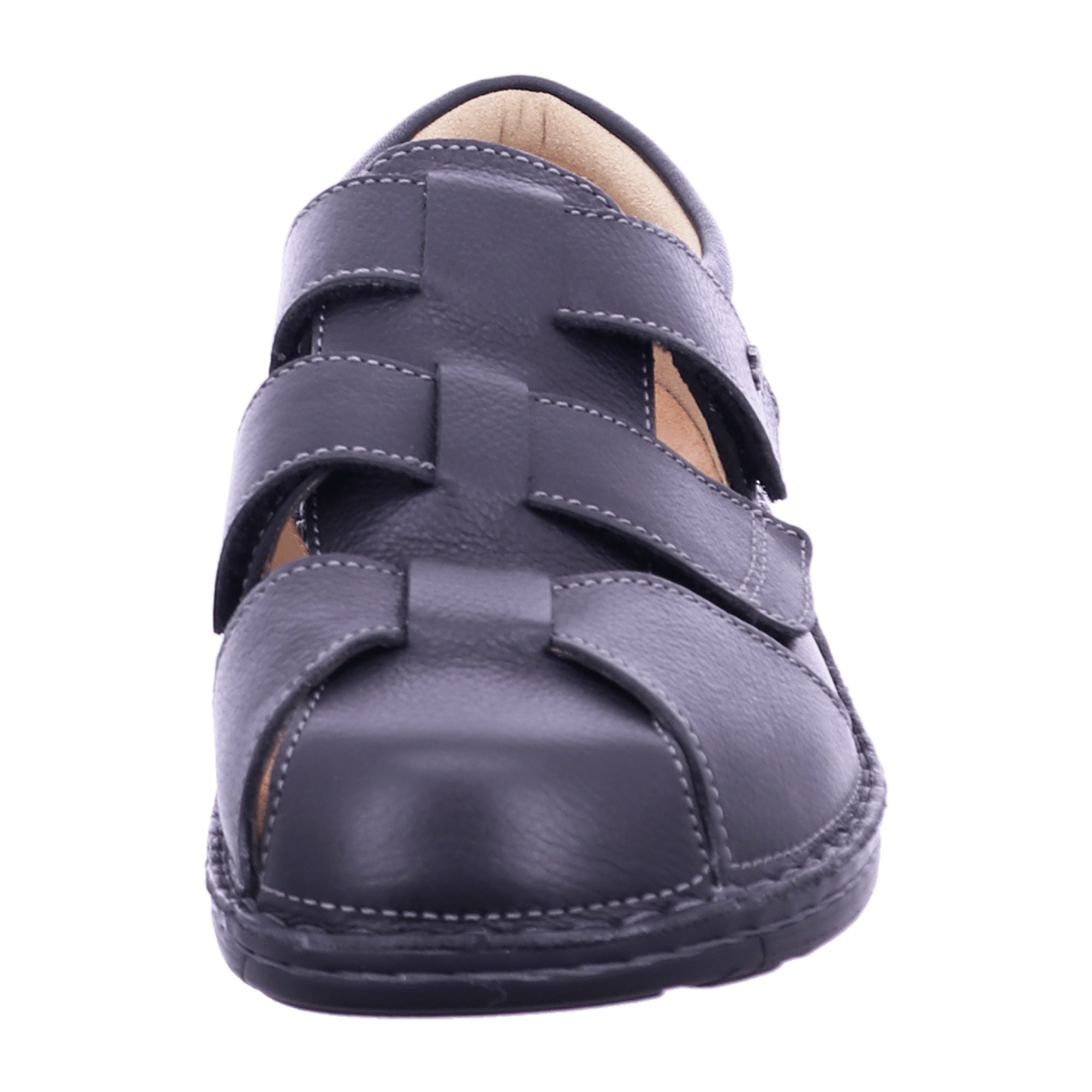 Finn Comfort Prophylaxe Plus Men's Therapeutic Shoes, Durable Black Leather