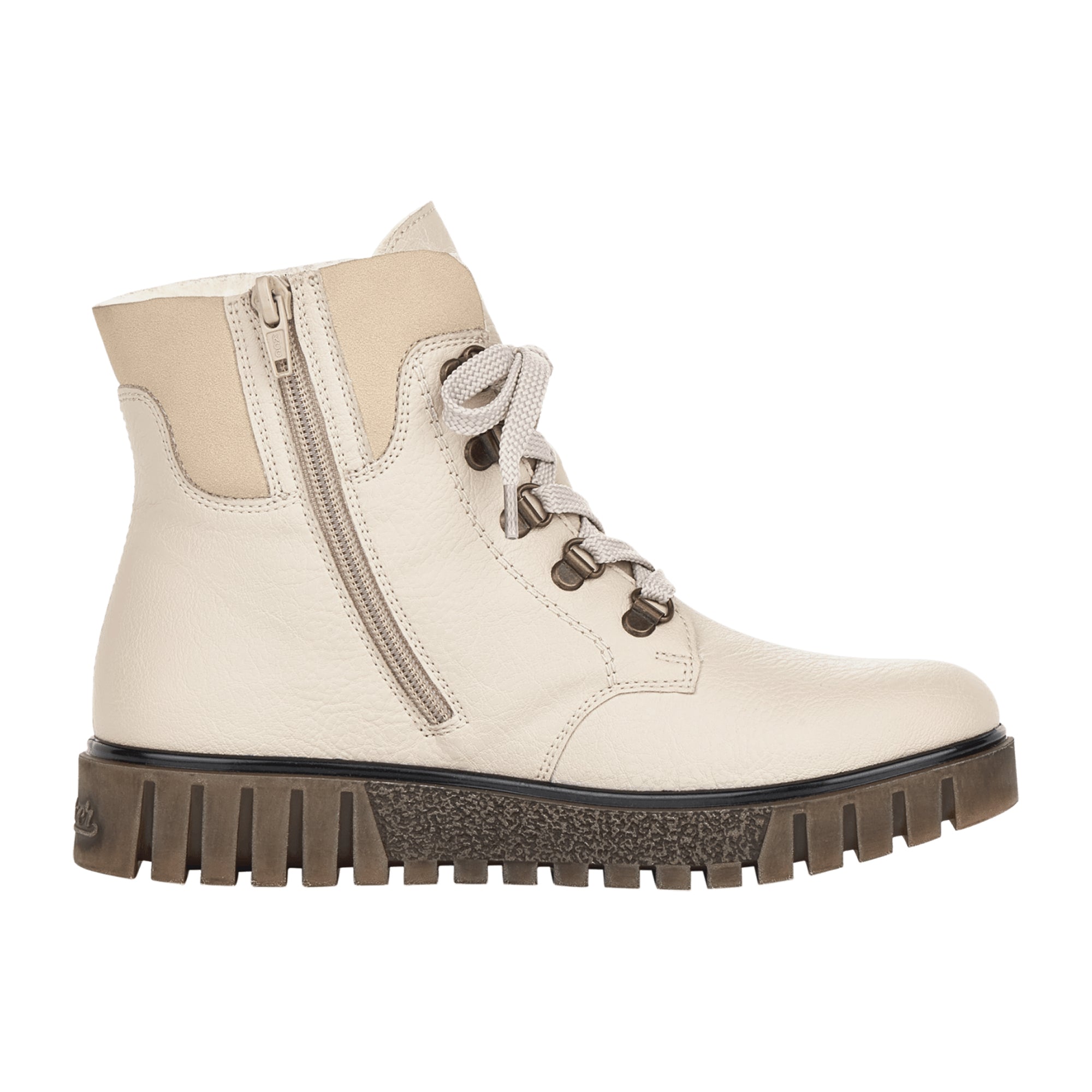 Rieker Beige Women's Shoes Y3433-60 Narrow Fit Comfortable Casual Footwear