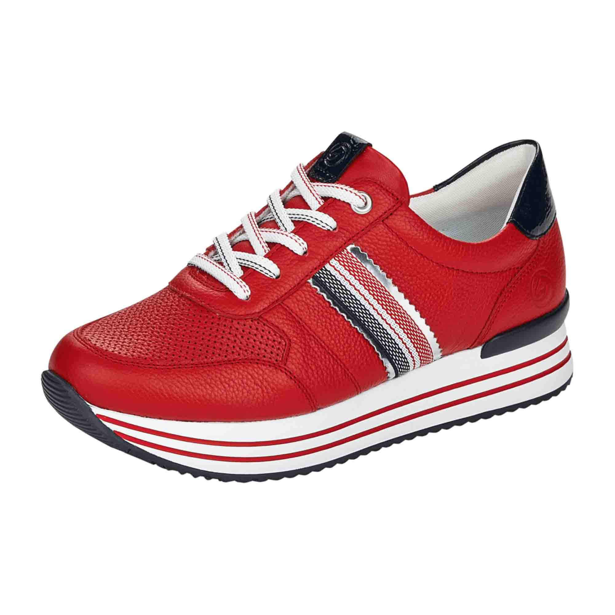 Remonte FS Women's Red Casual Shoes Stylish and Comfortable Footwear